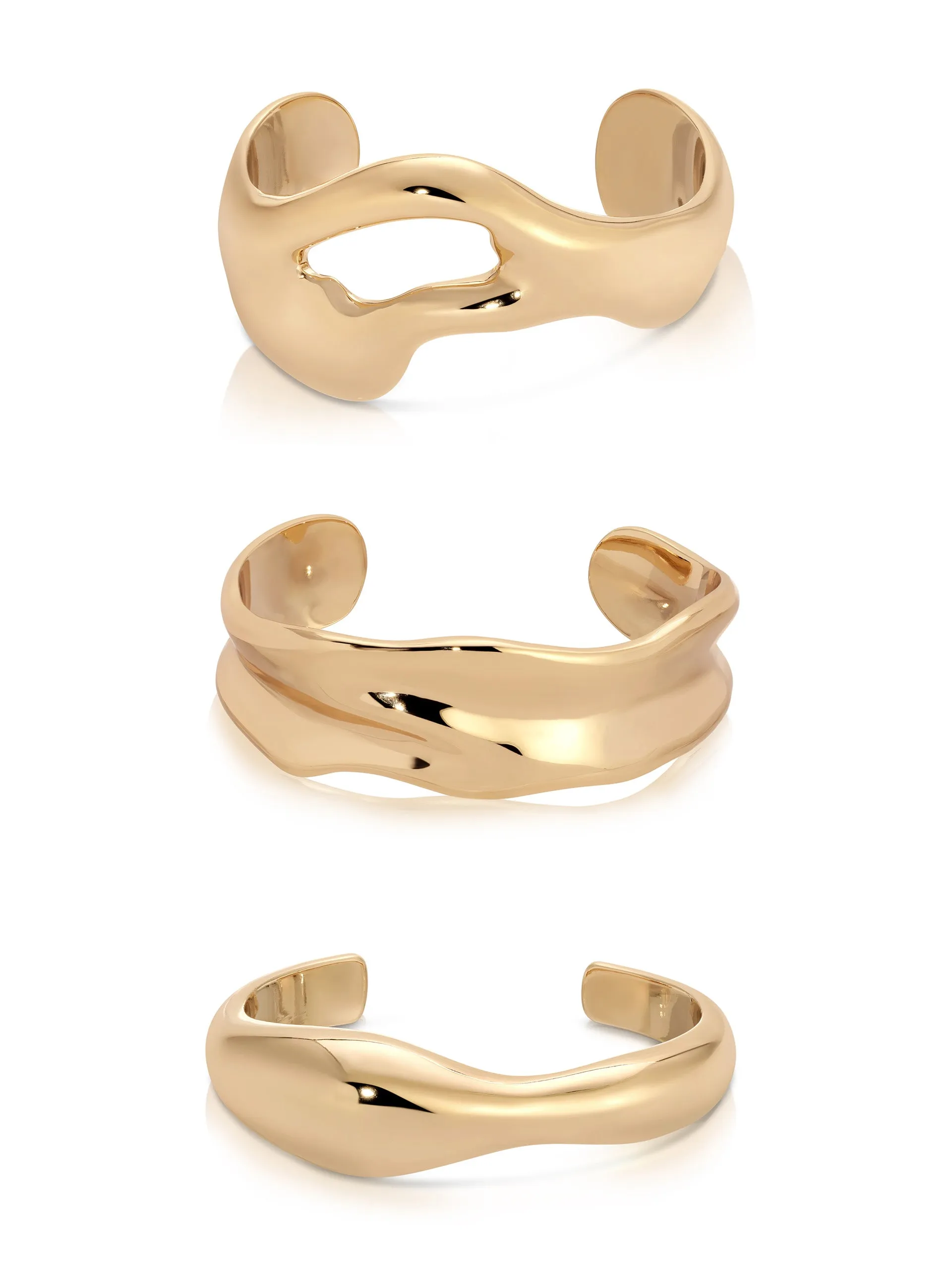 Golden Arm Party Set sold by ettika