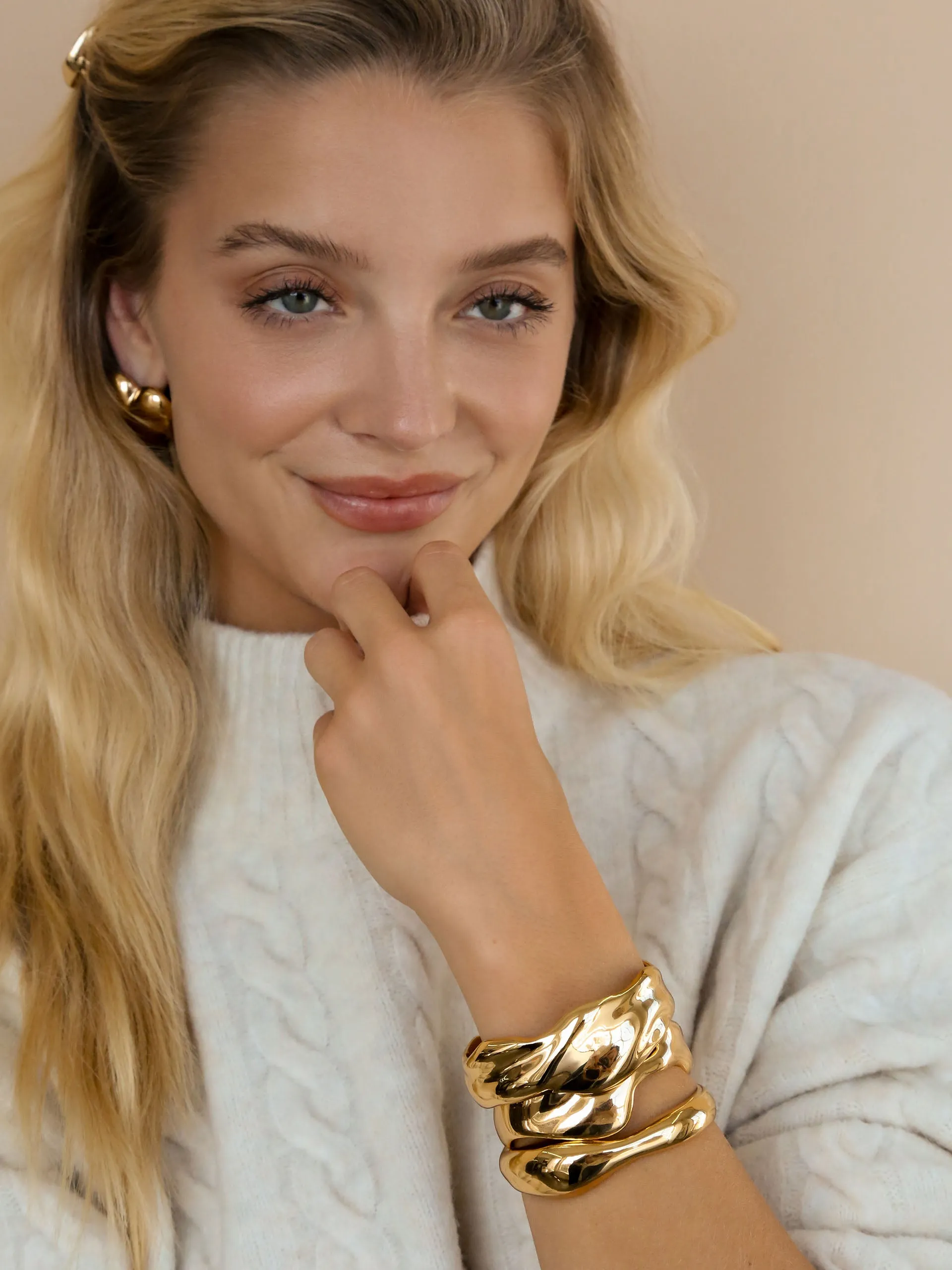 Golden Arm Party Set sold by ettika product image thumbnail 4