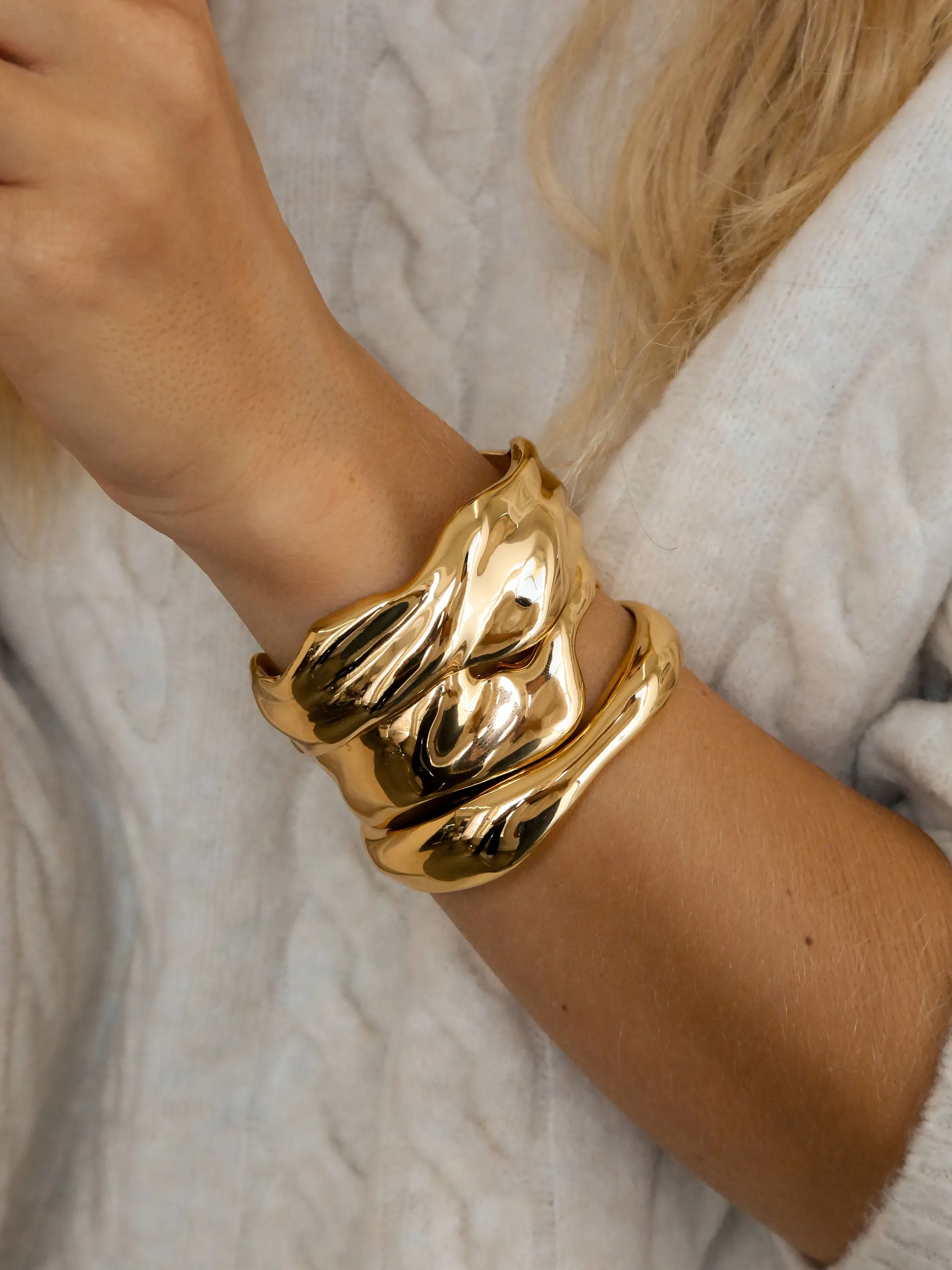Golden Arm Party Set sold by ettika product image thumbnail 5