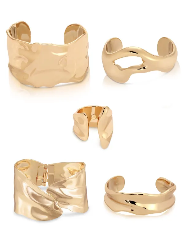 Fully Stacked Golden Set made by ettika