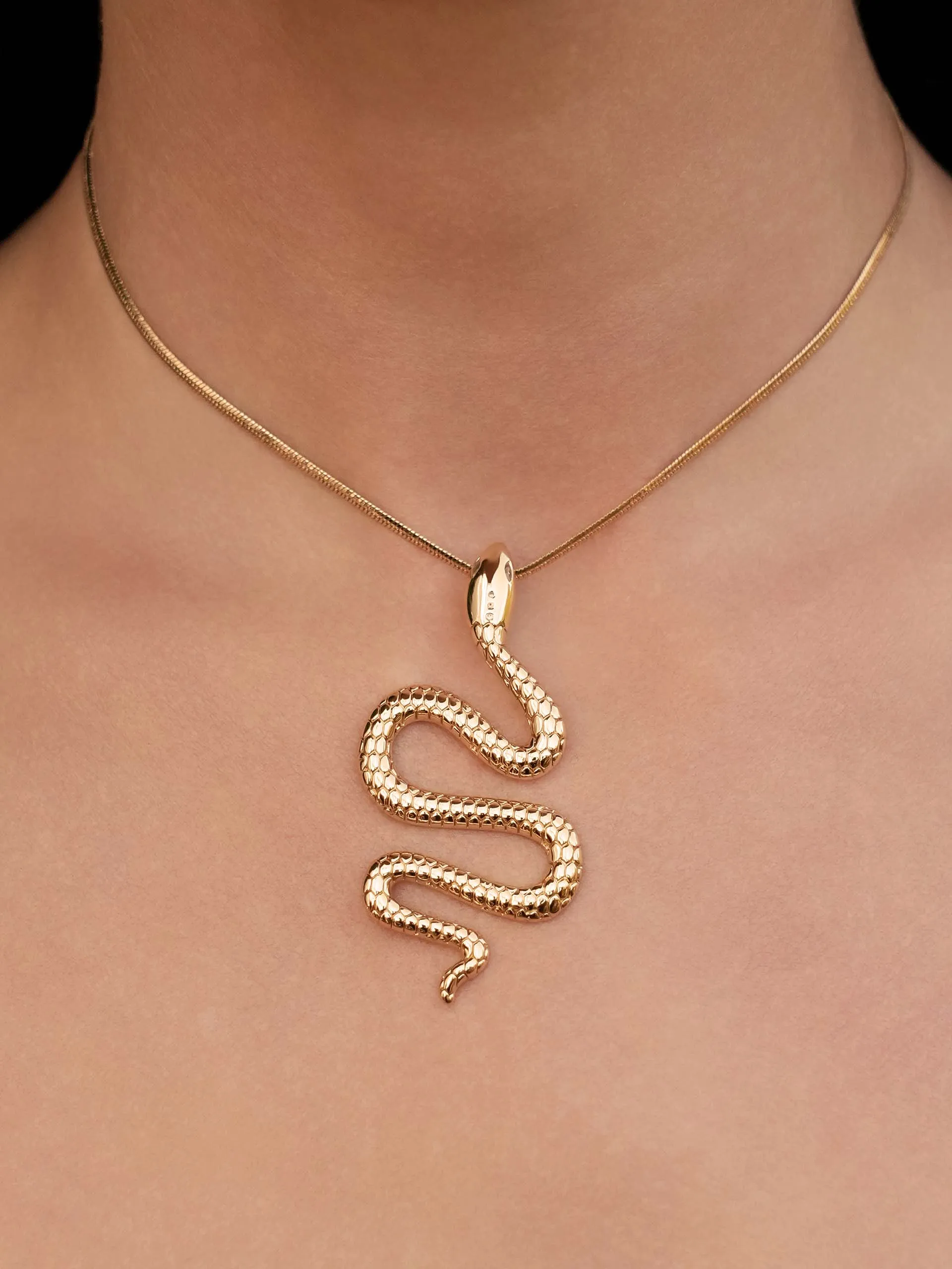 Serpentina Snake Choker Necklace sold by ettika product image thumbnail 5