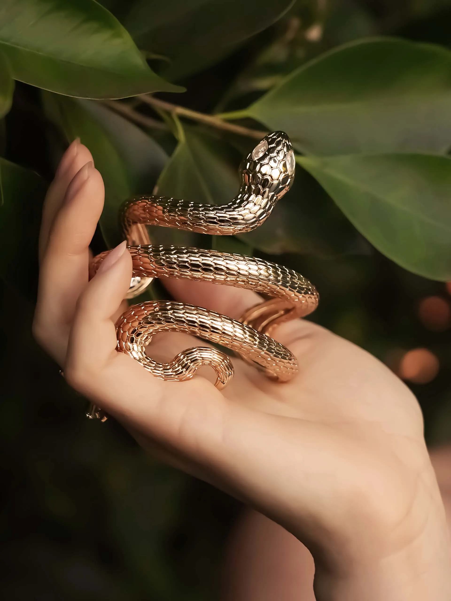 Serpentina Snake Cuff sold by ettika product image thumbnail 4