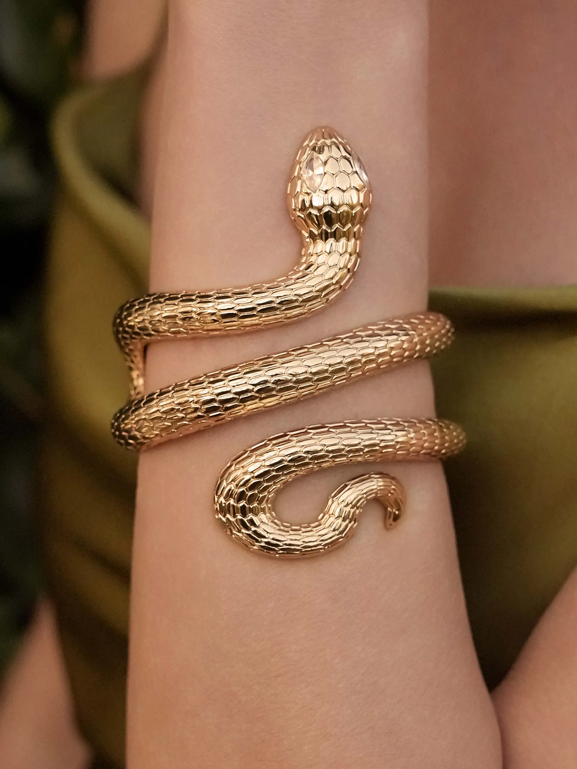Serpentina Snake Cuff sold by ettika product image thumbnail 3