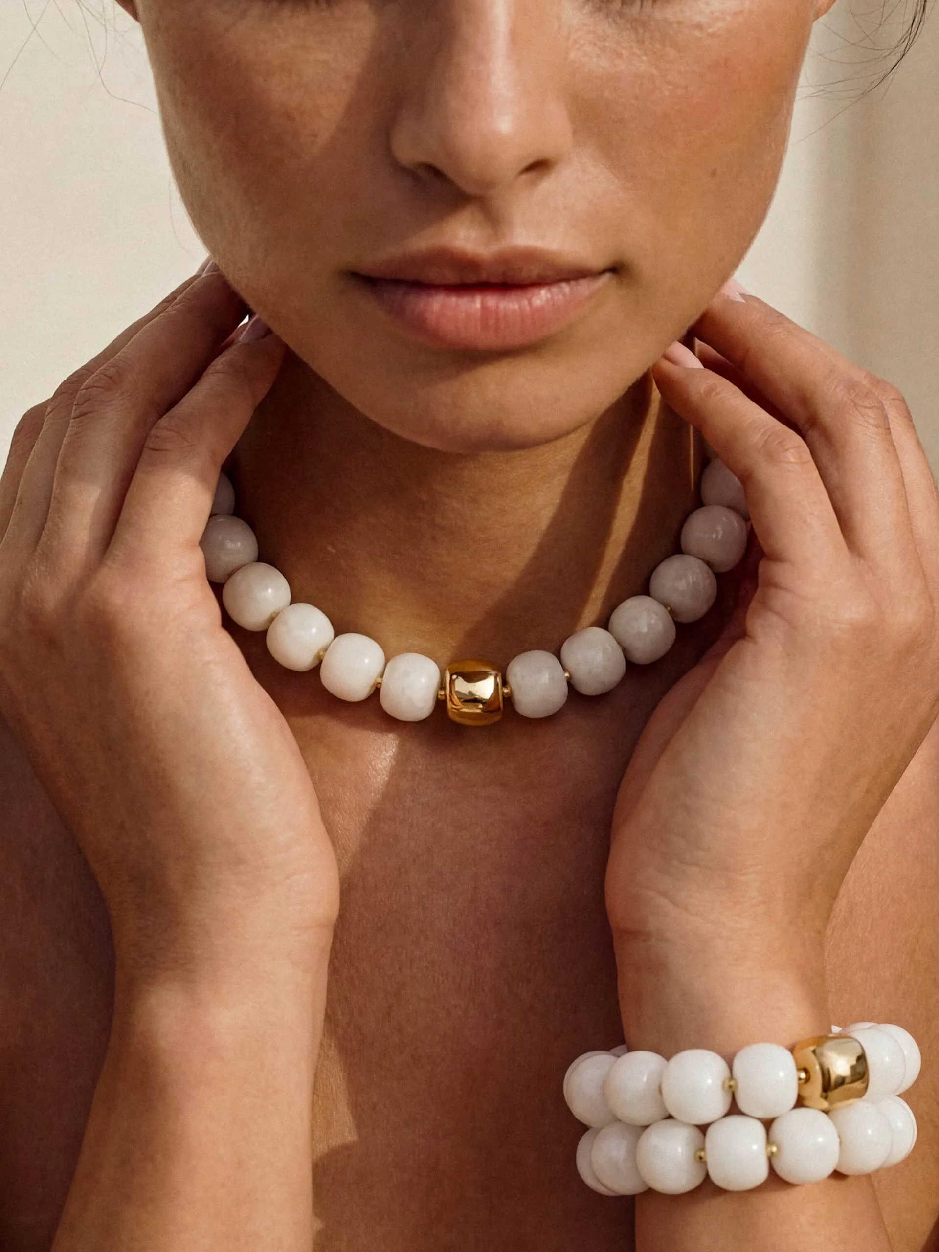 Power Bead Set in Bone sold by ettika product image thumbnail 4