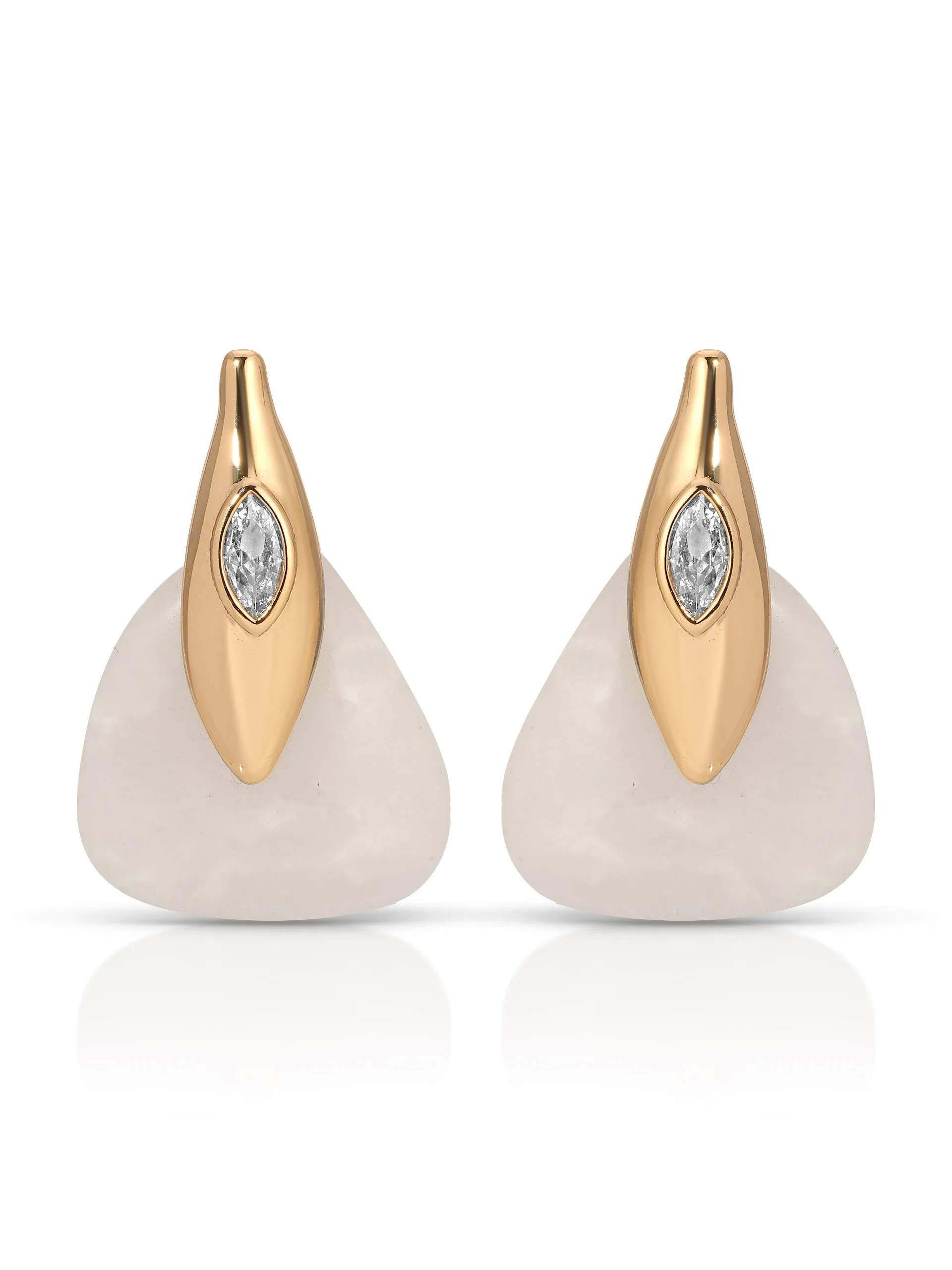 Solstice Earrings in Bone sold by ettika