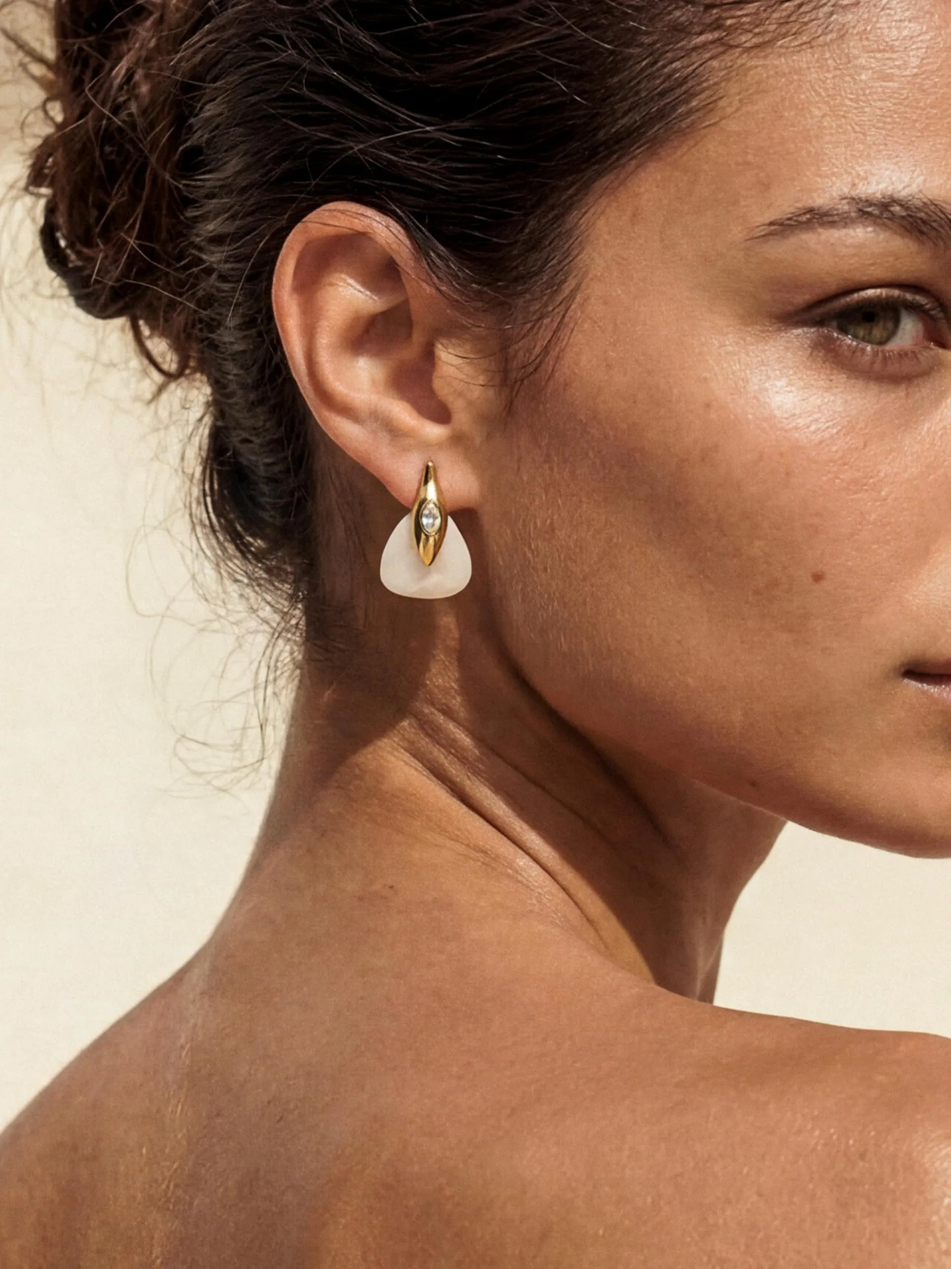 Solstice Earrings in Bone sold by ettika product image thumbnail 4