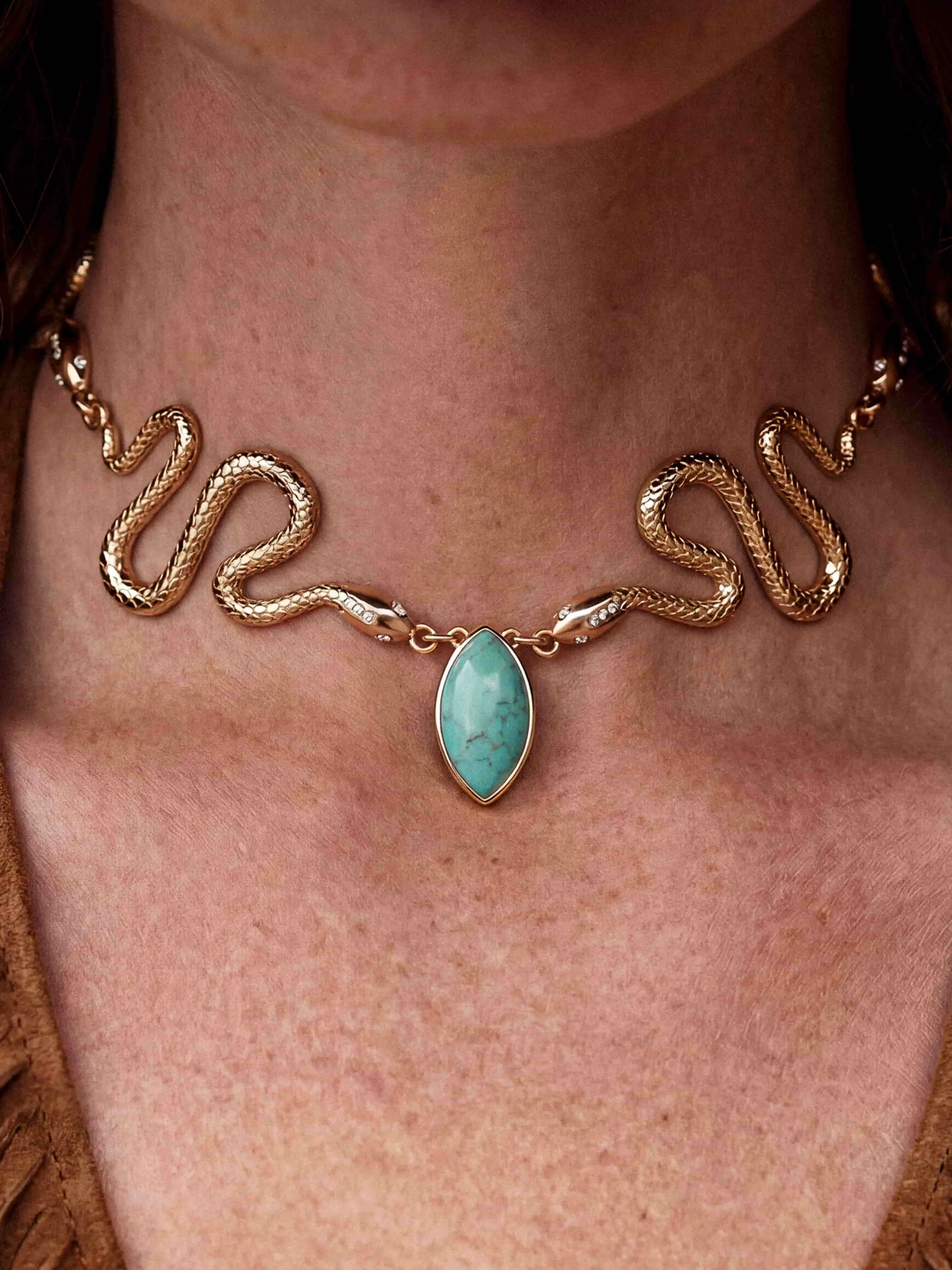 Turquoise Snake Solstice Set sold by ettika product image thumbnail 4