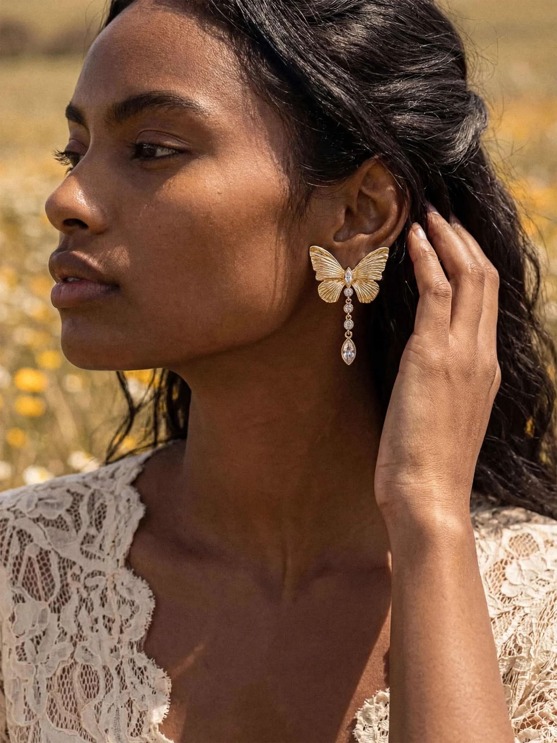 Duo Butterfly Set - Choker & Earring sold by ettika product image thumbnail 4