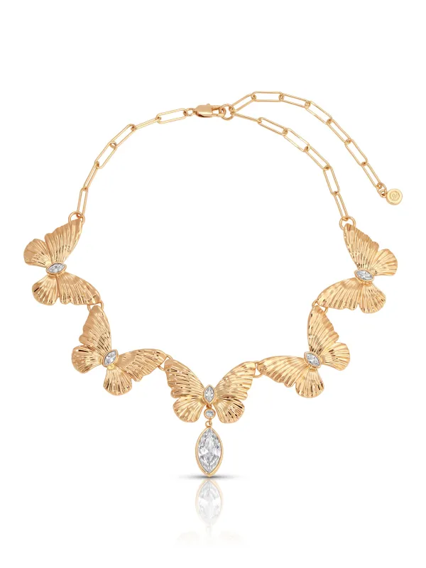 Butterfly Choker Necklace made by ettika