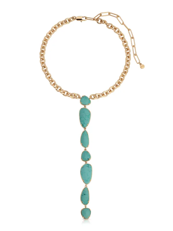 Majestic Stone Necklace made by ettika