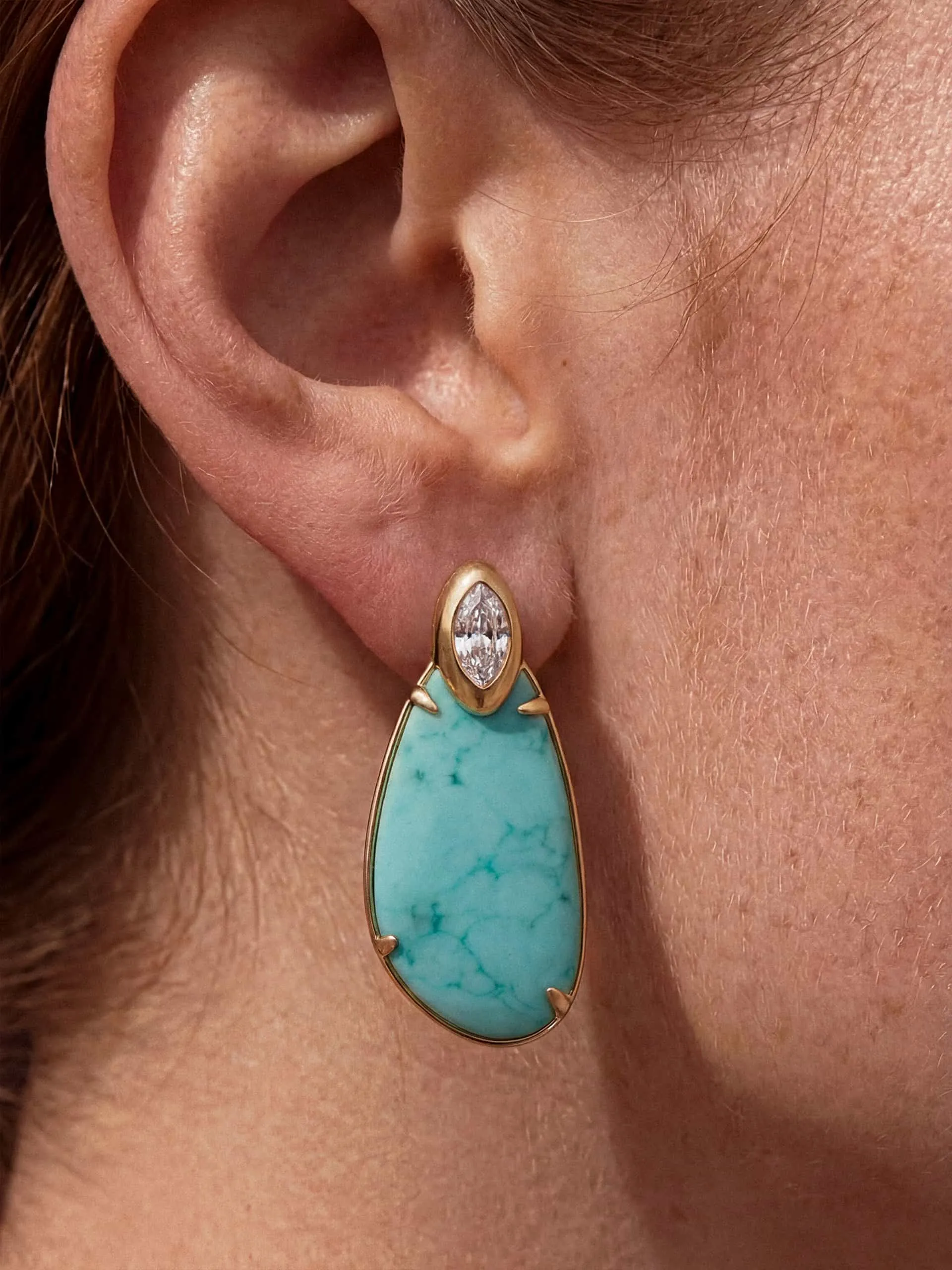Majestic Stone Earrings sold by ettika product image thumbnail 2