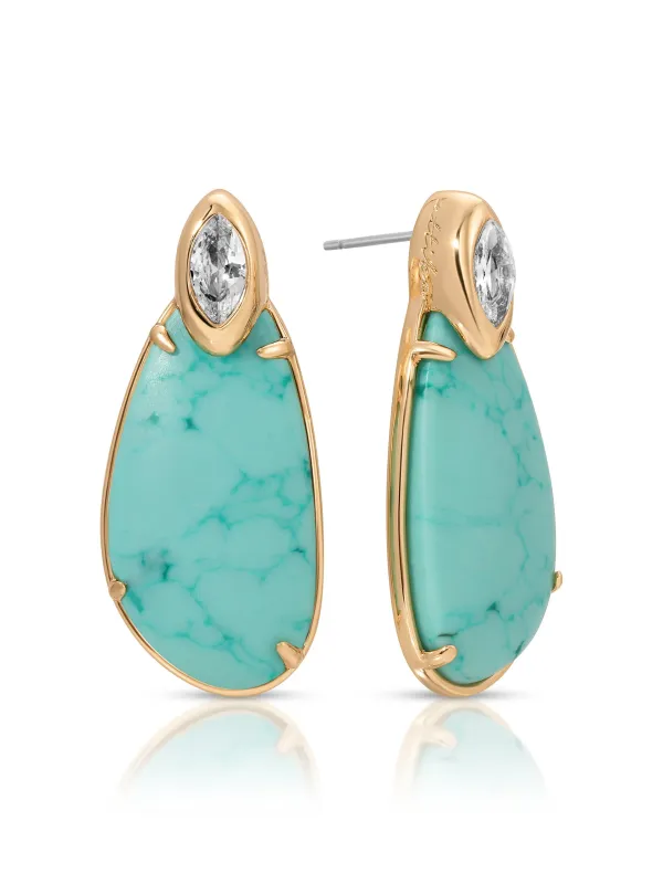 Majestic Stone Earrings made by ettika