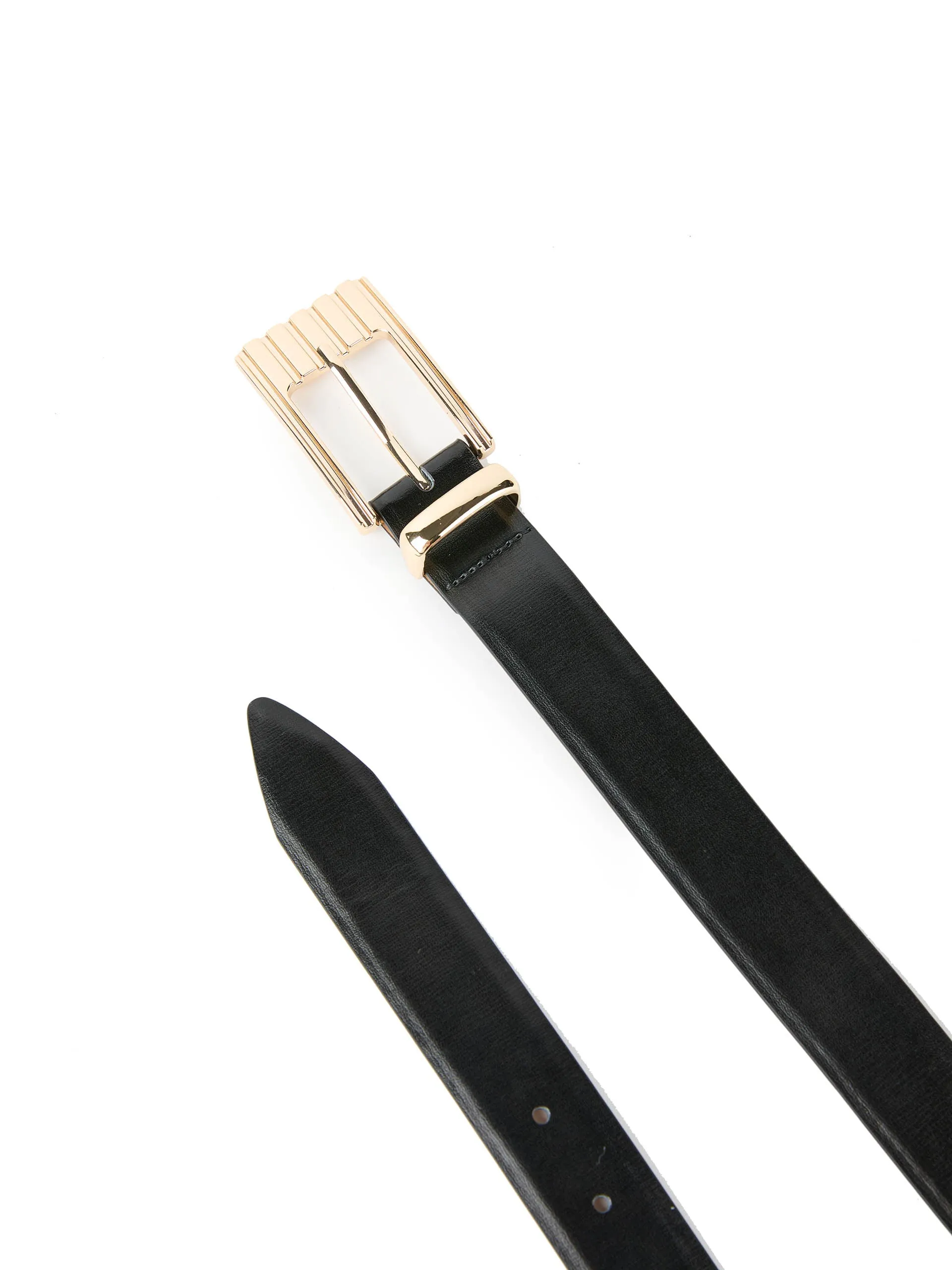 Engraved Rectangle Buckle Belt sold by ettika product image thumbnail 3