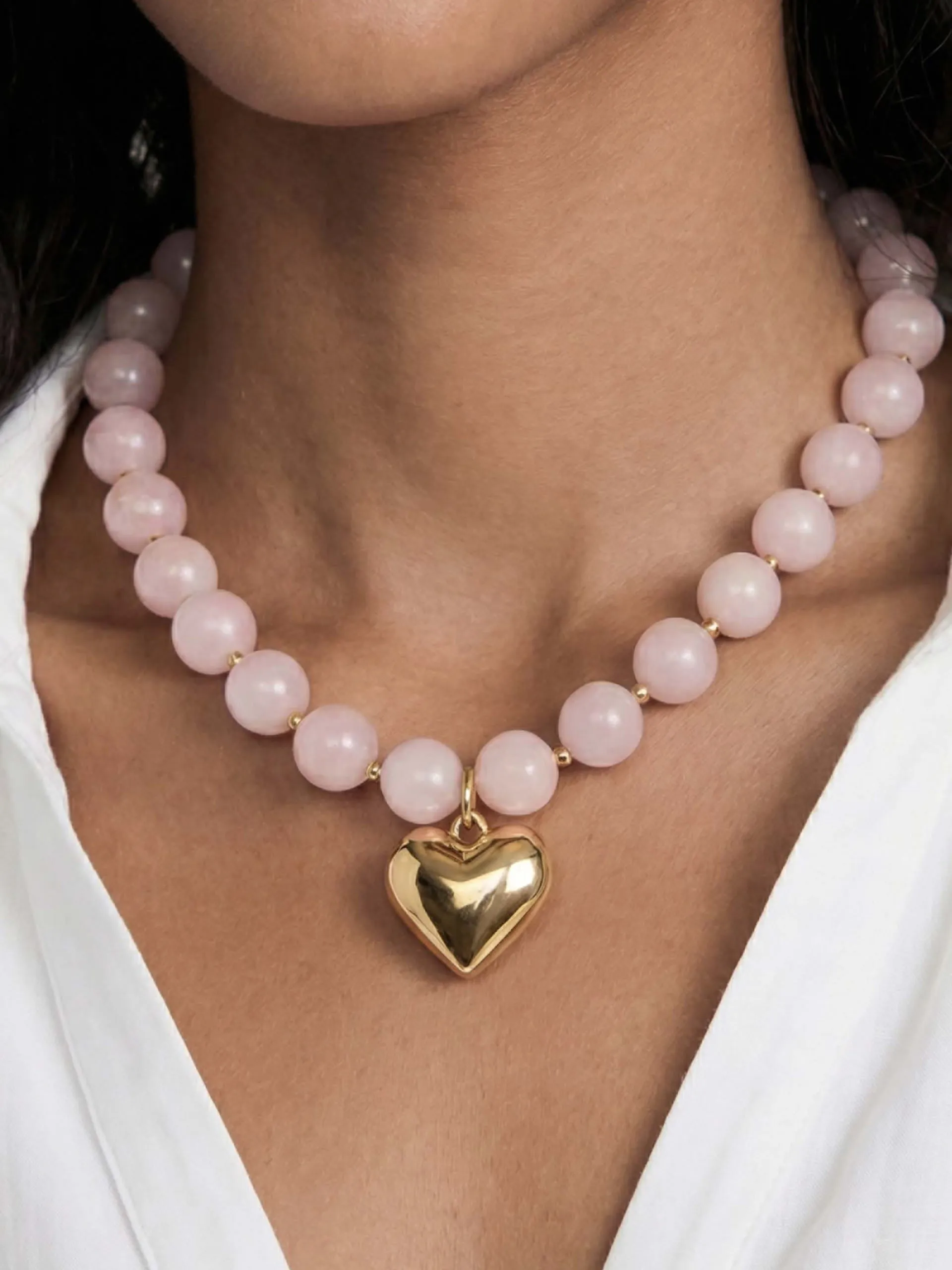 Luck and Love Rose Necklace sold by ettika product image thumbnail 2