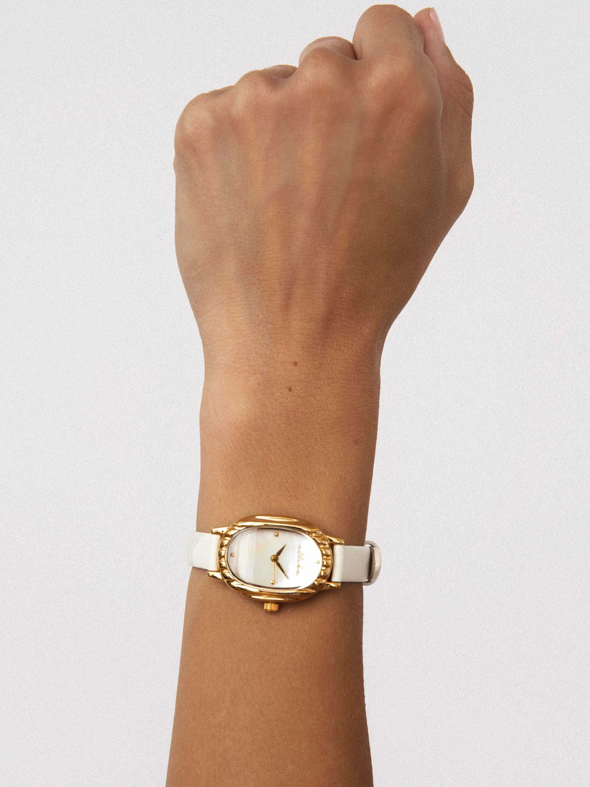 Timeless Texture Bone Leather Watch sold by ettika product image thumbnail 2