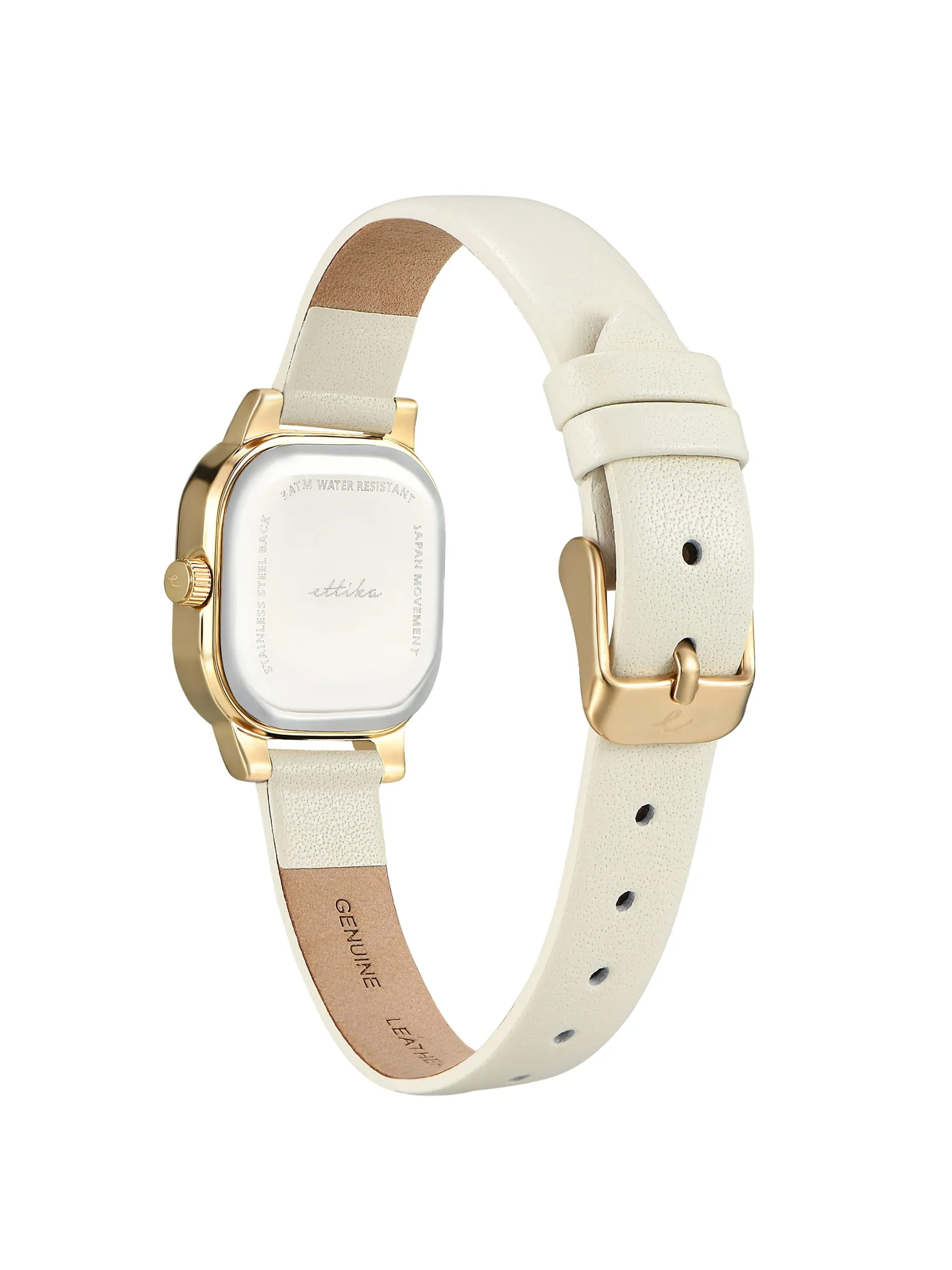 Classic Square Bone Leather Watch sold by ettika product image thumbnail 5