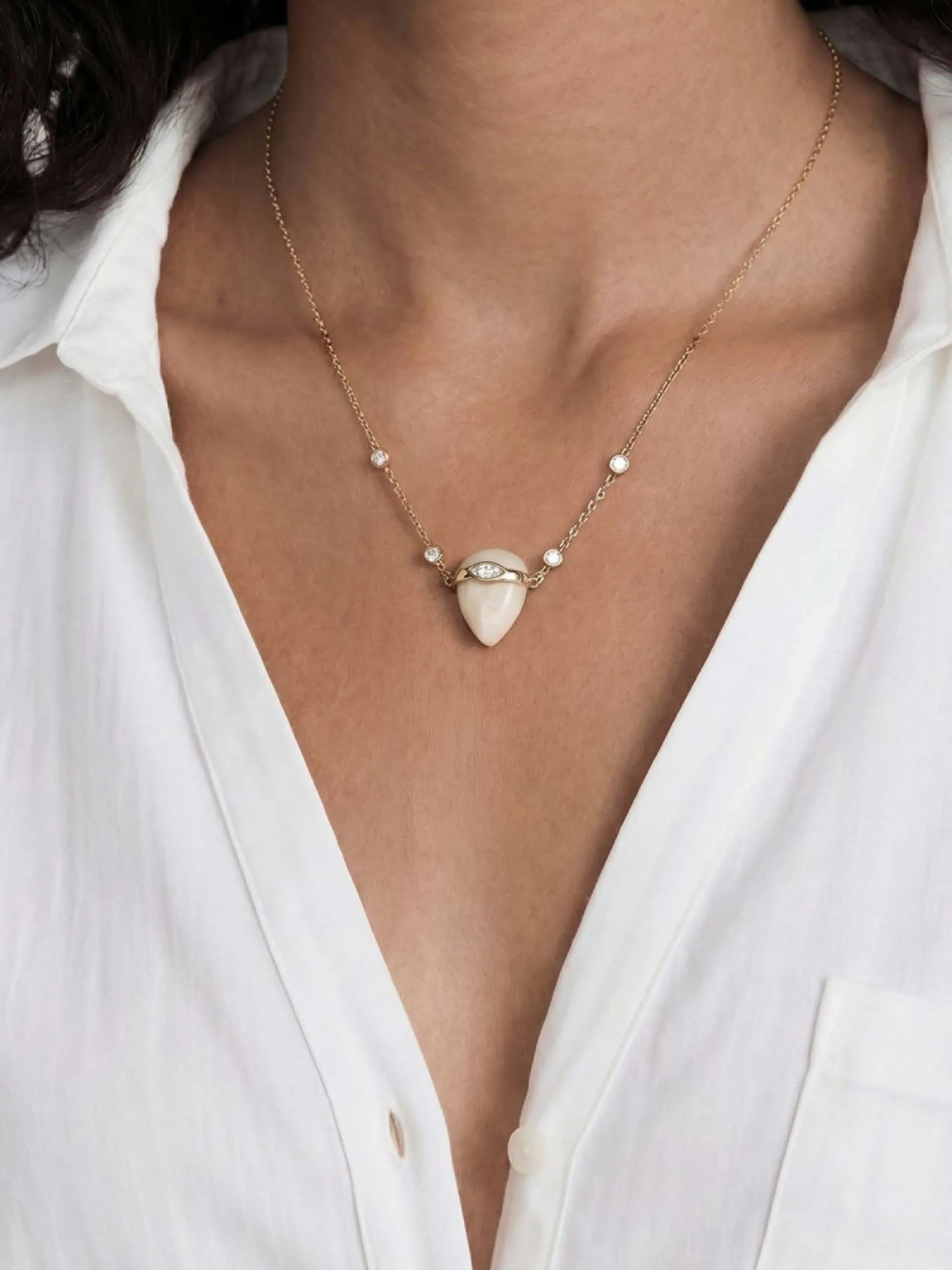 Bone Solstice Necklace sold by ettika product image thumbnail 4