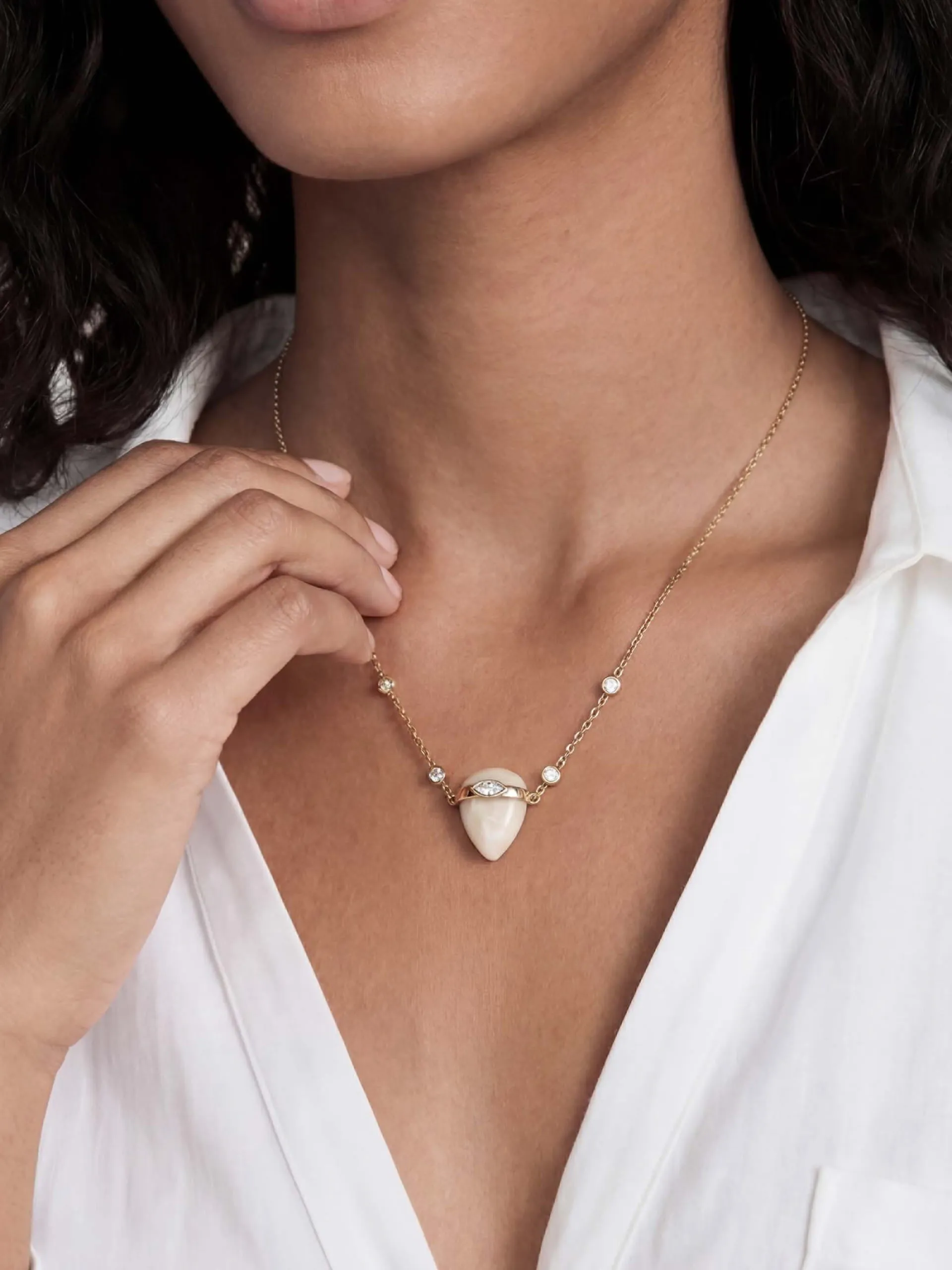 Bone Solstice Necklace sold by ettika product image thumbnail 5
