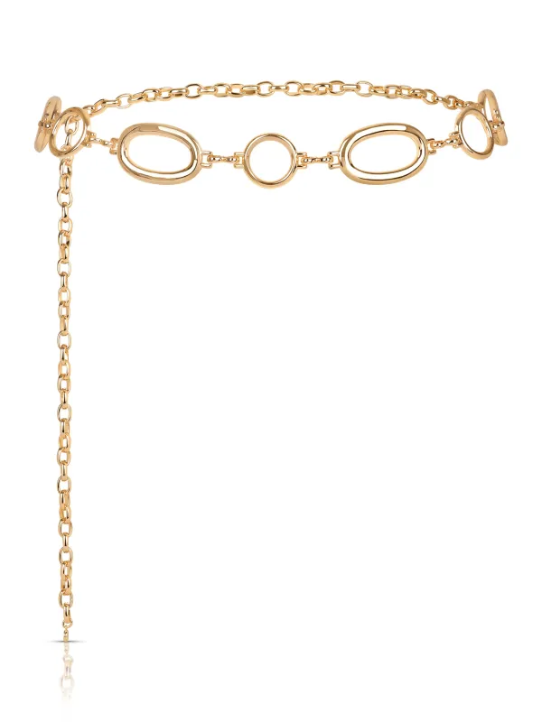 Oval Chain Belt made by ettika