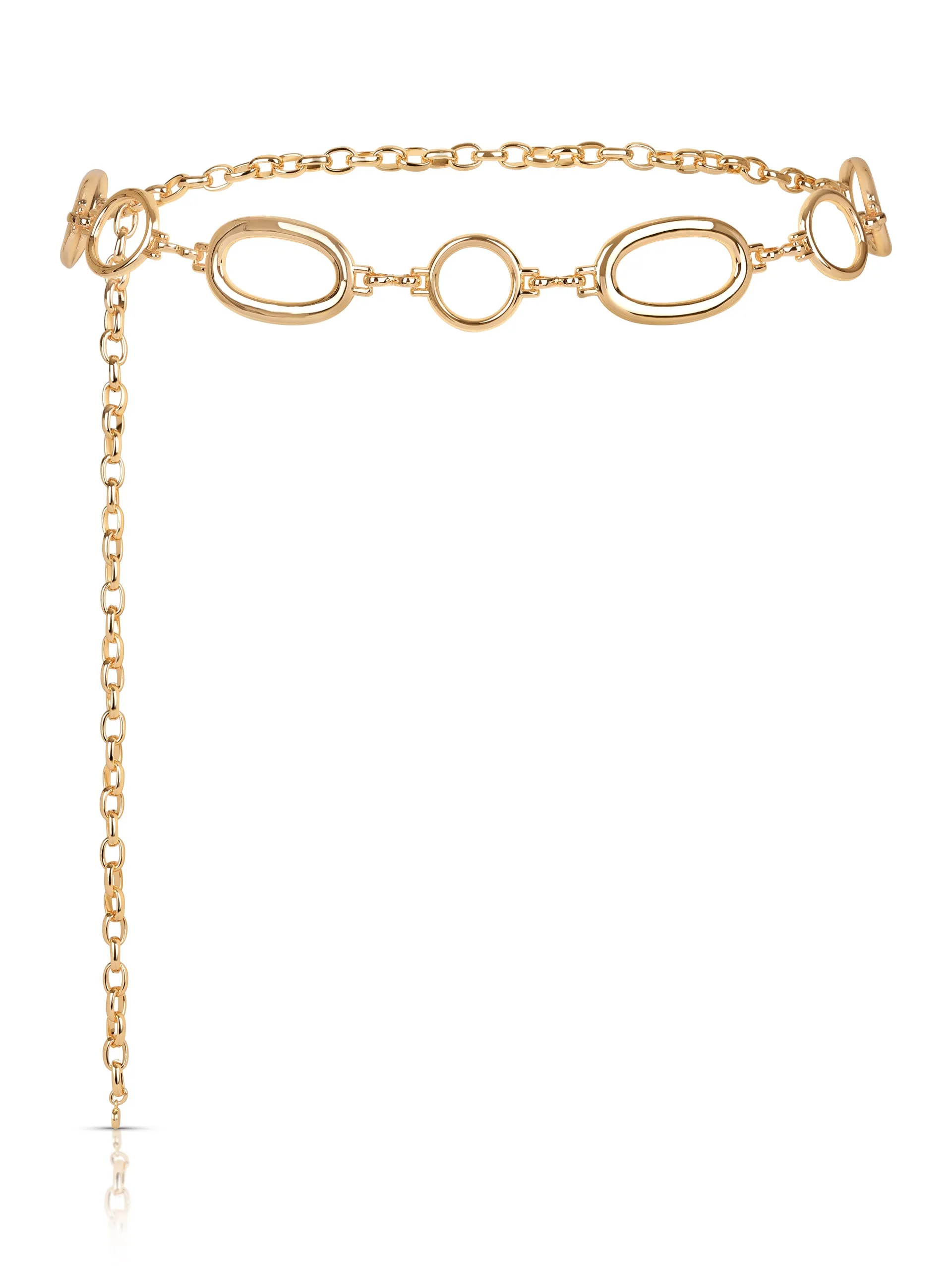 Oval Chain Belt sold by ettika