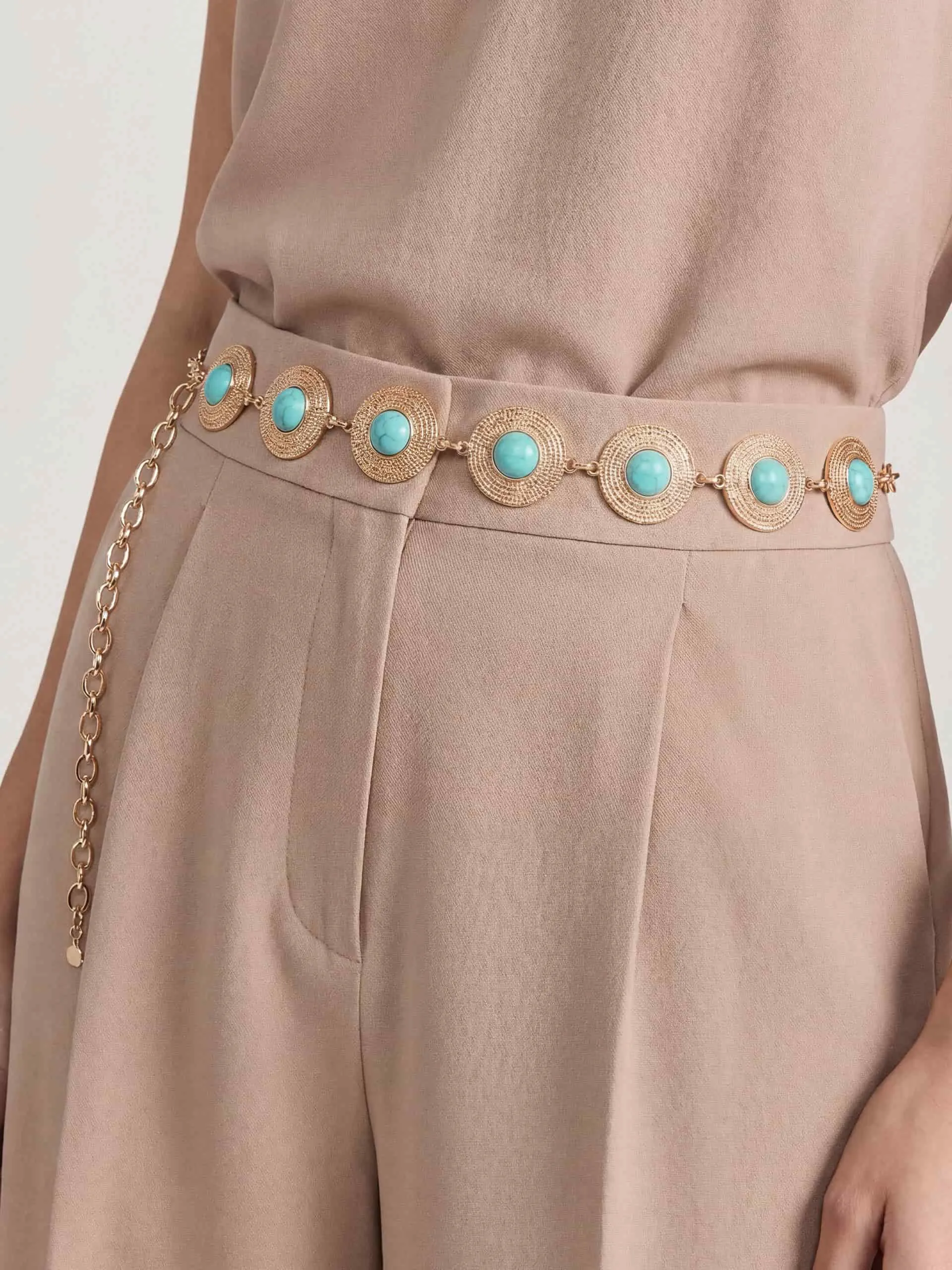Turquoise Medallion Belt sold by ettika product image thumbnail 2