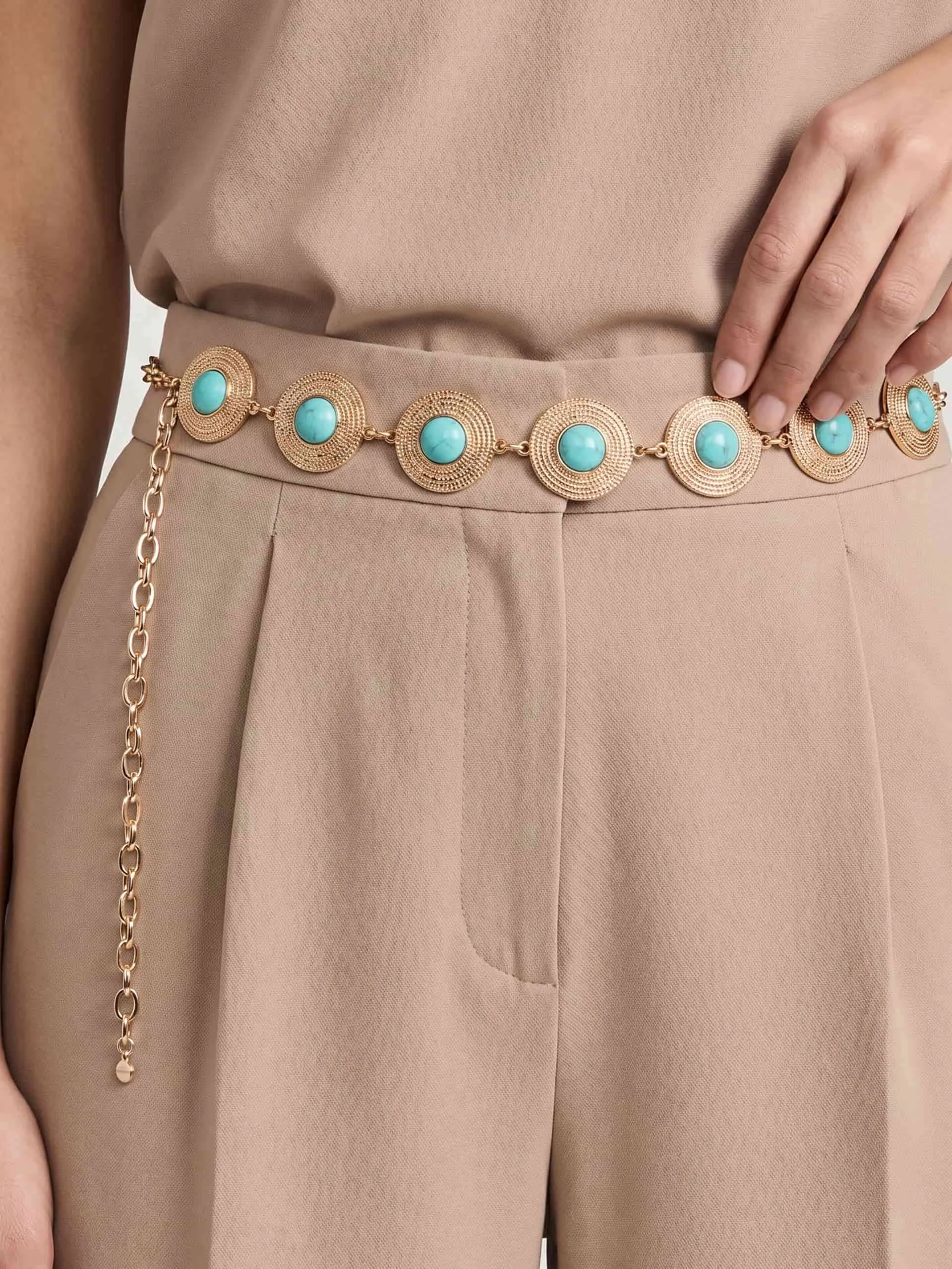 Turquoise Medallion Belt sold by ettika product image thumbnail 3