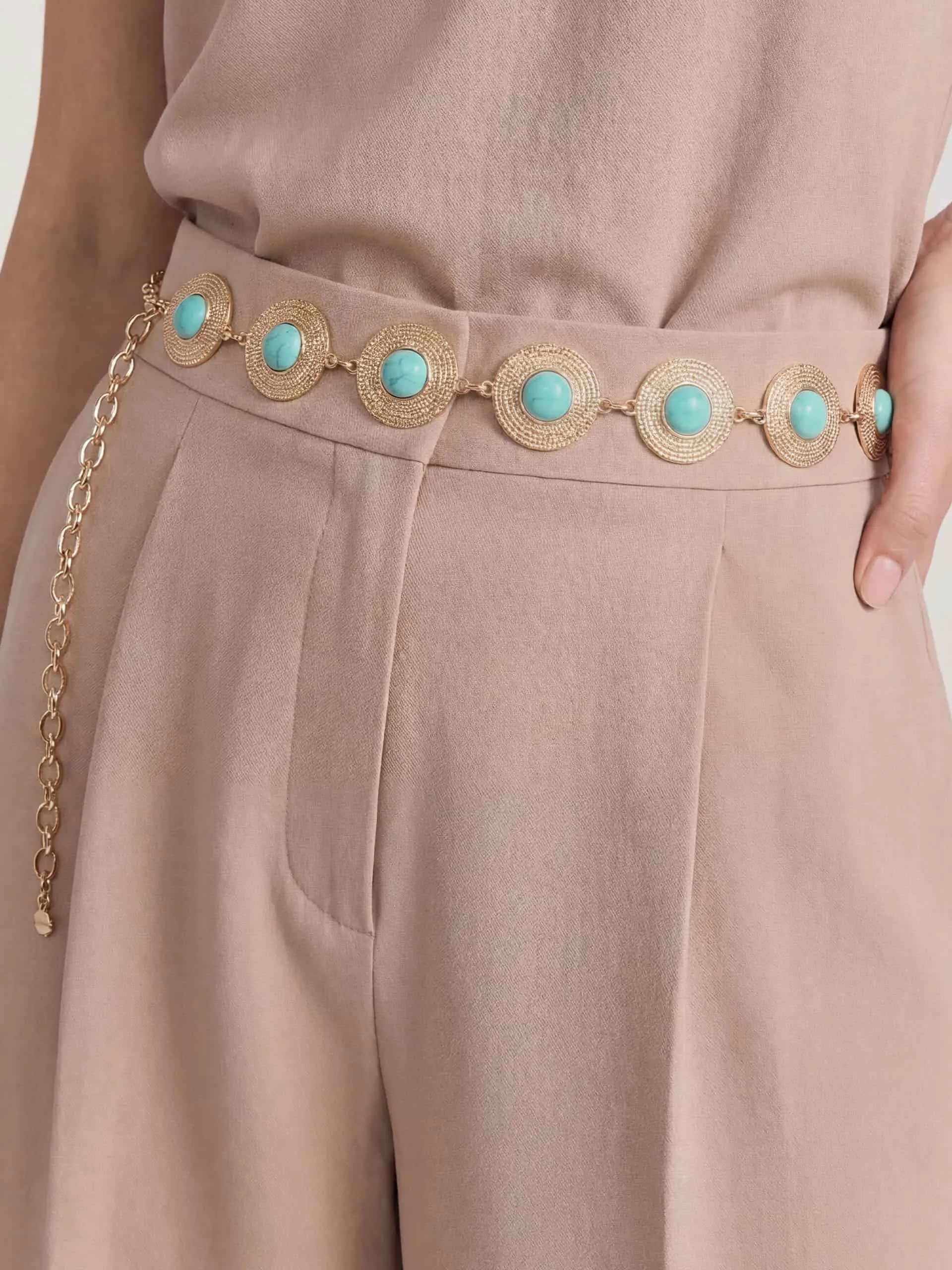 Turquoise Medallion Belt sold by ettika product image thumbnail 4
