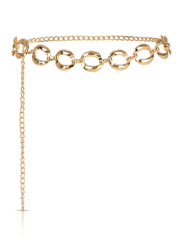 Hammered Rings Belt made by ettika