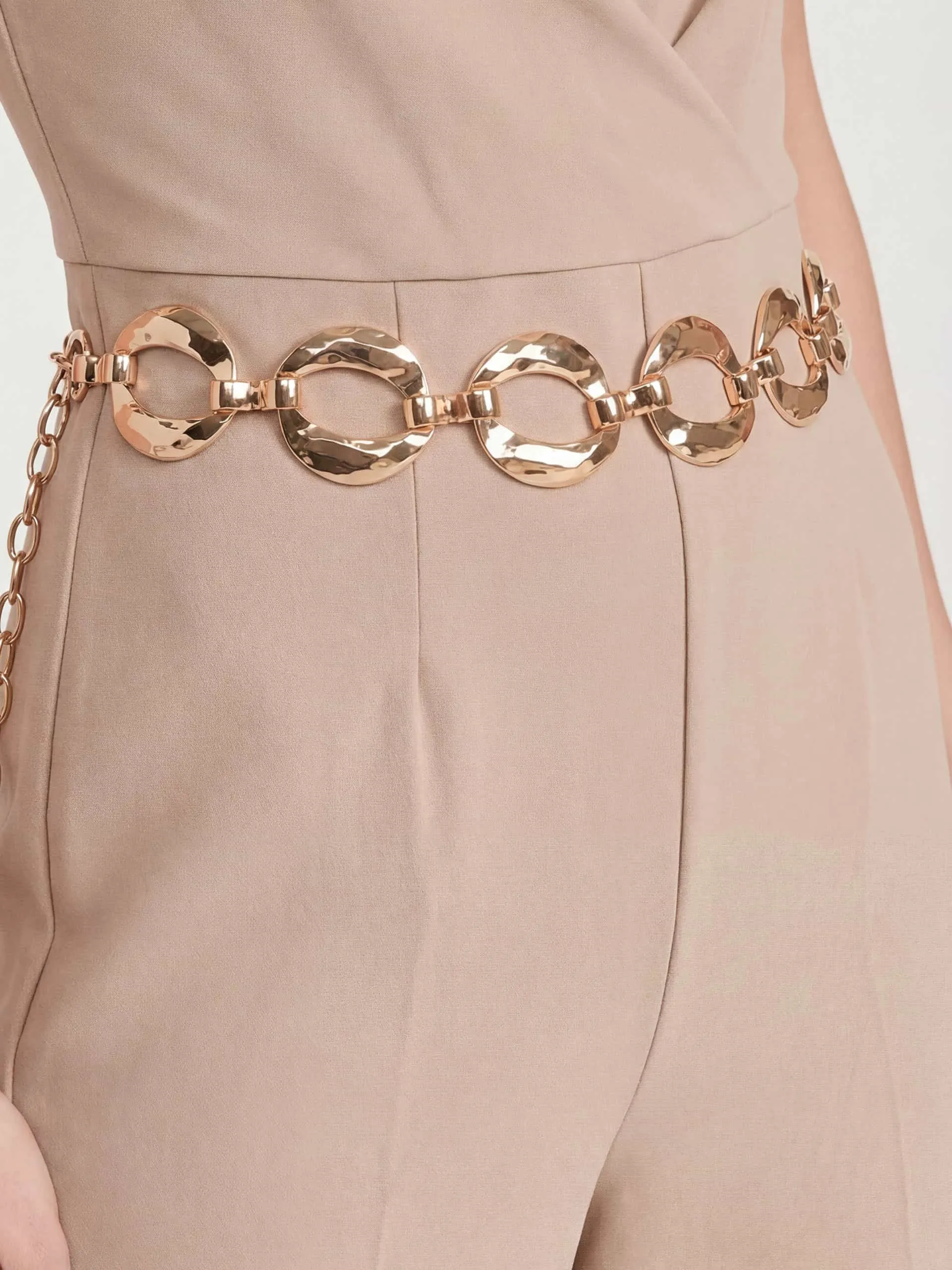 Hammered Rings Belt sold by ettika product image thumbnail 4