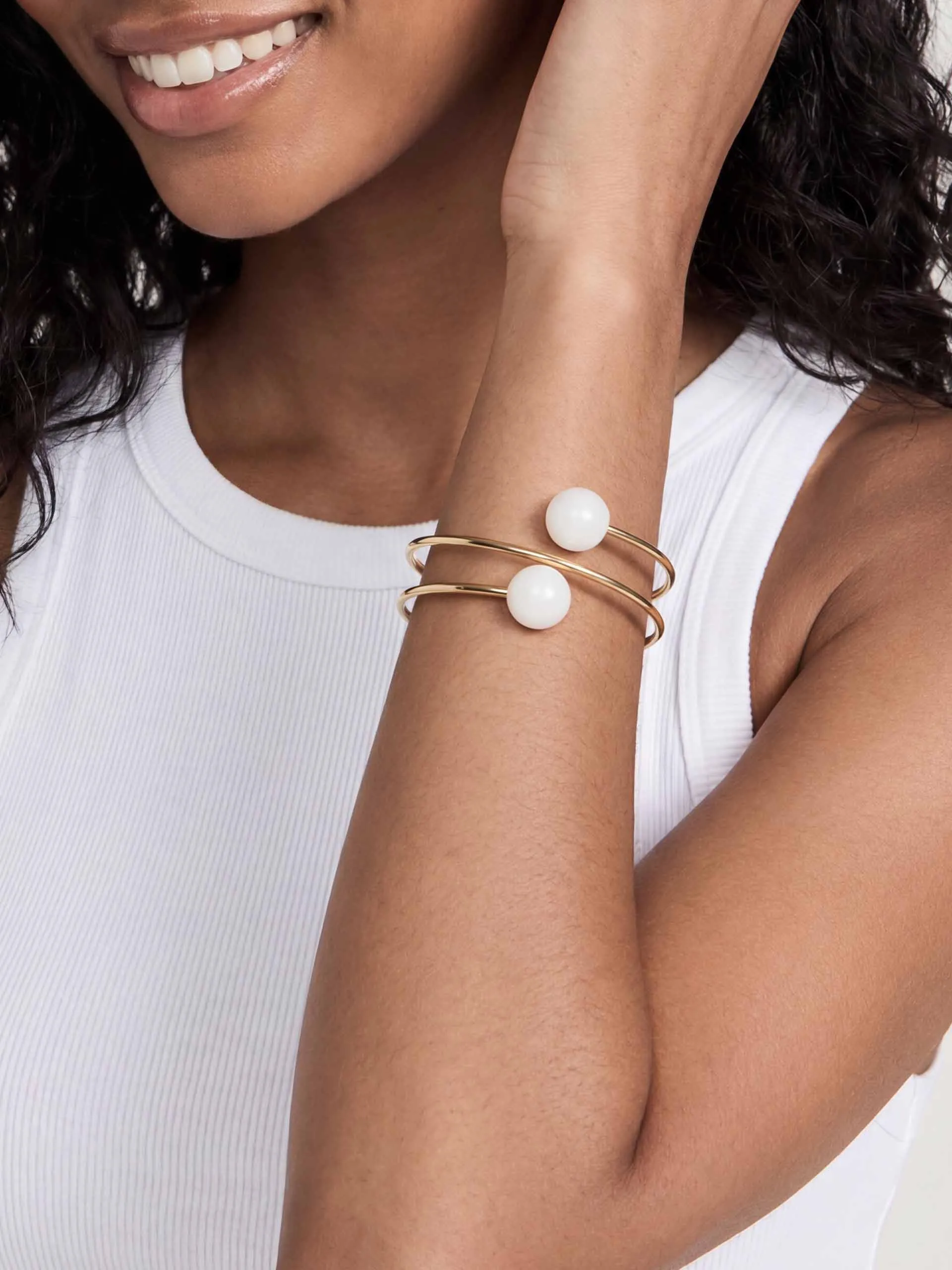 Summer Escape Bone Cuff sold by ettika product image thumbnail 2