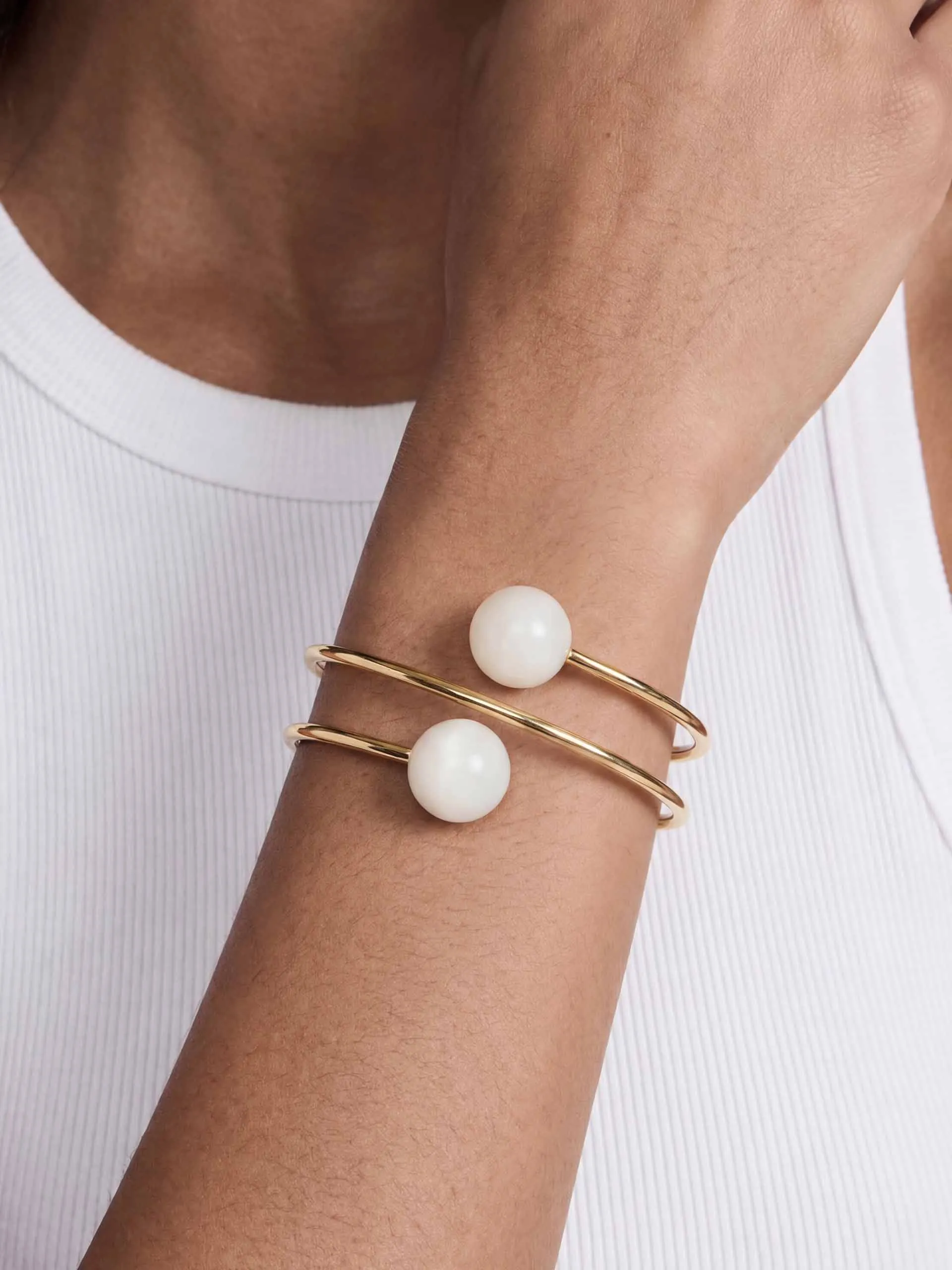 Summer Escape Bone Cuff sold by ettika product image thumbnail 4