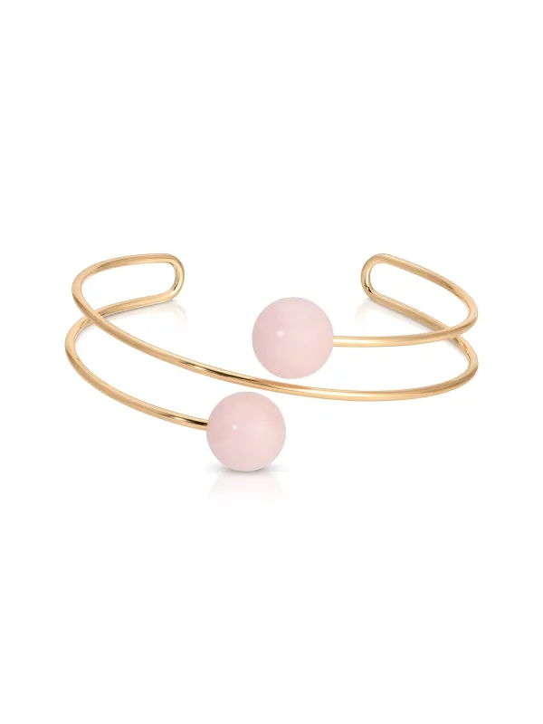 Summer Escape Rose Cuff made by ettika