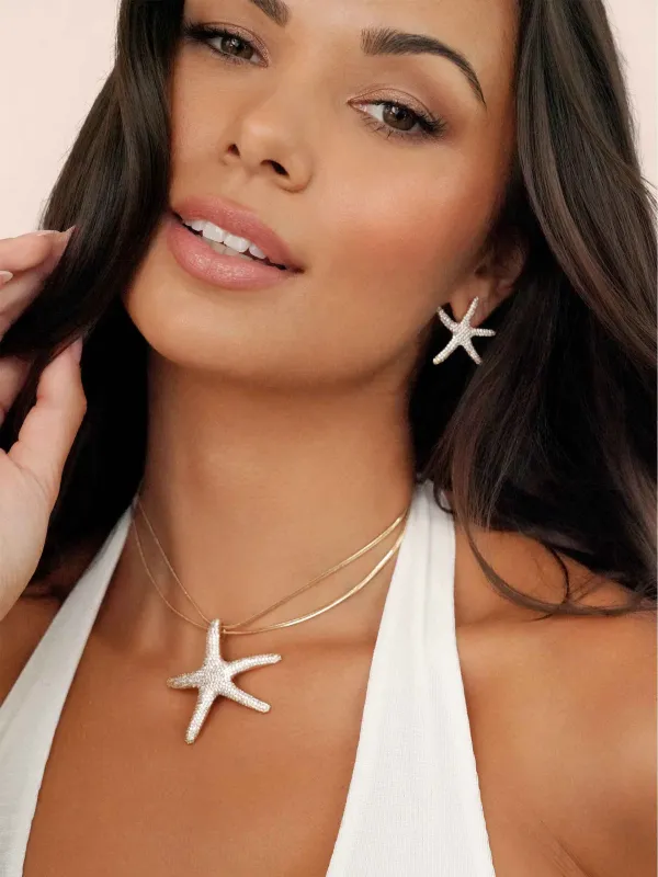 Pavè Starfish Set made by ettika