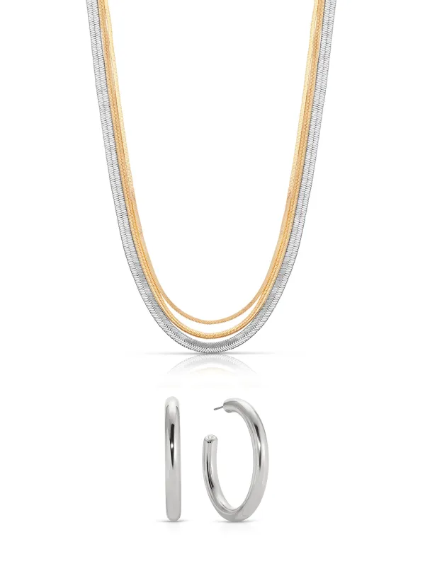 Classic Mixed Metal Set made by ettika