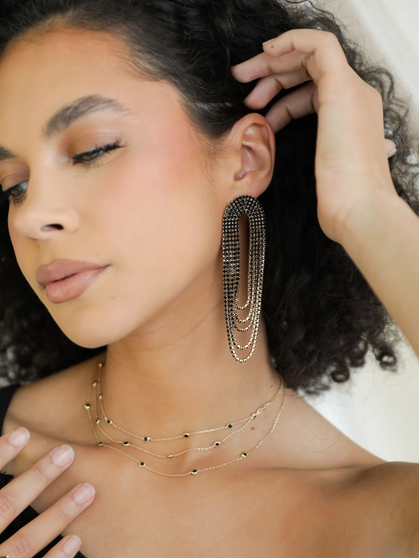 Crystal Fringe Set sold by ettika product image thumbnail 2