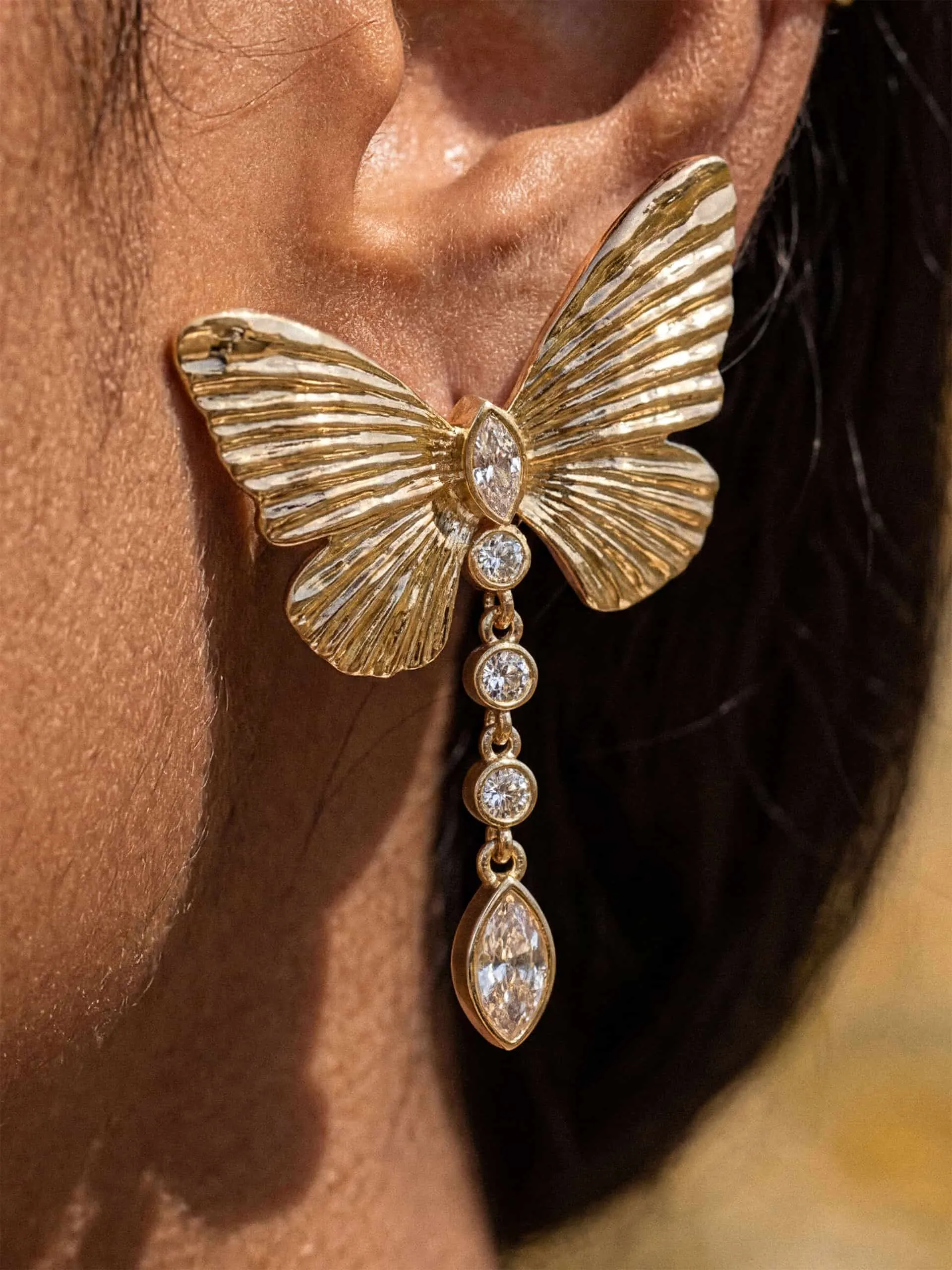Duo Butterfly Set - Choker & Earring sold by ettika product image thumbnail 4