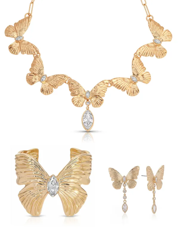 Trio Butterfly Set made by ettika