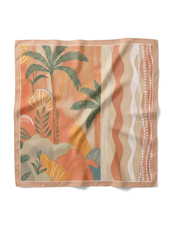 Coastal Palm Scarf made by ettika