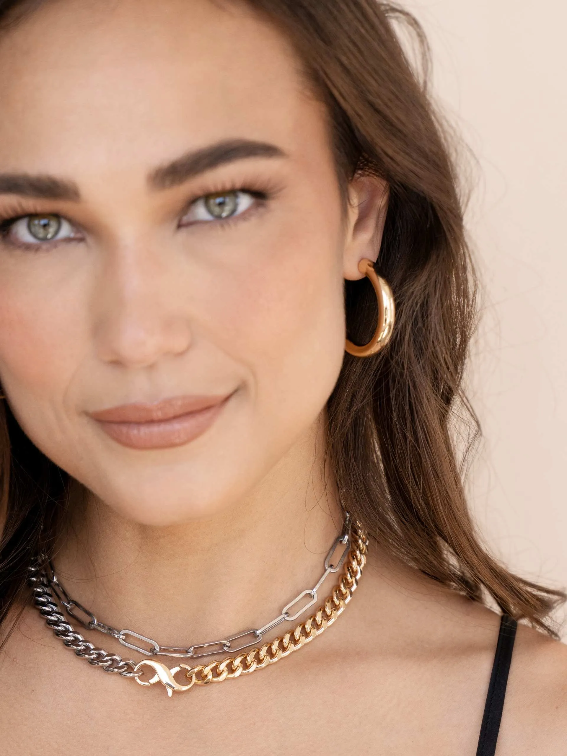 Mixed Metal Chain Set sold by ettika product image thumbnail 2
