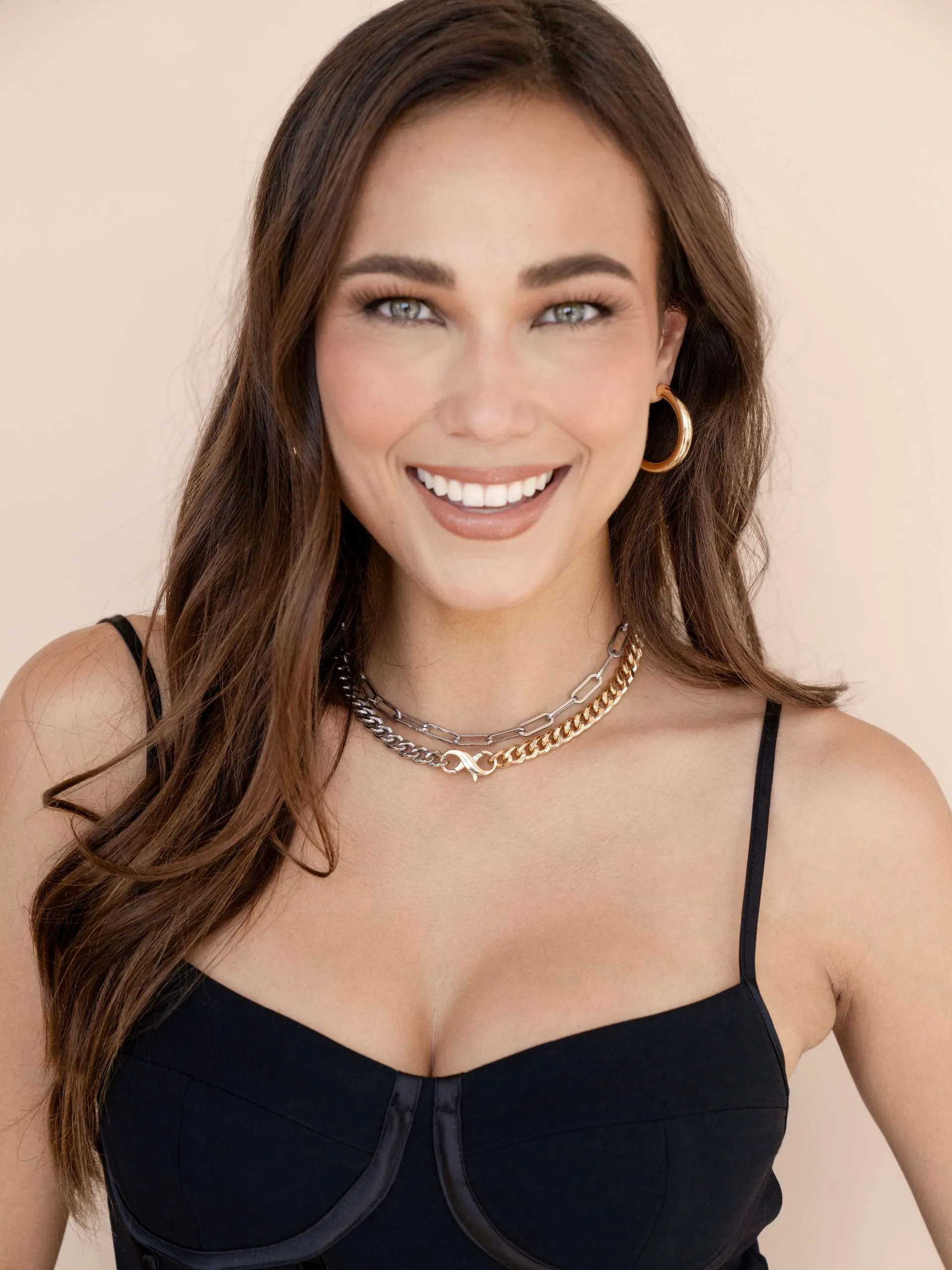 Mixed Metal Chain Set sold by ettika product image thumbnail 3