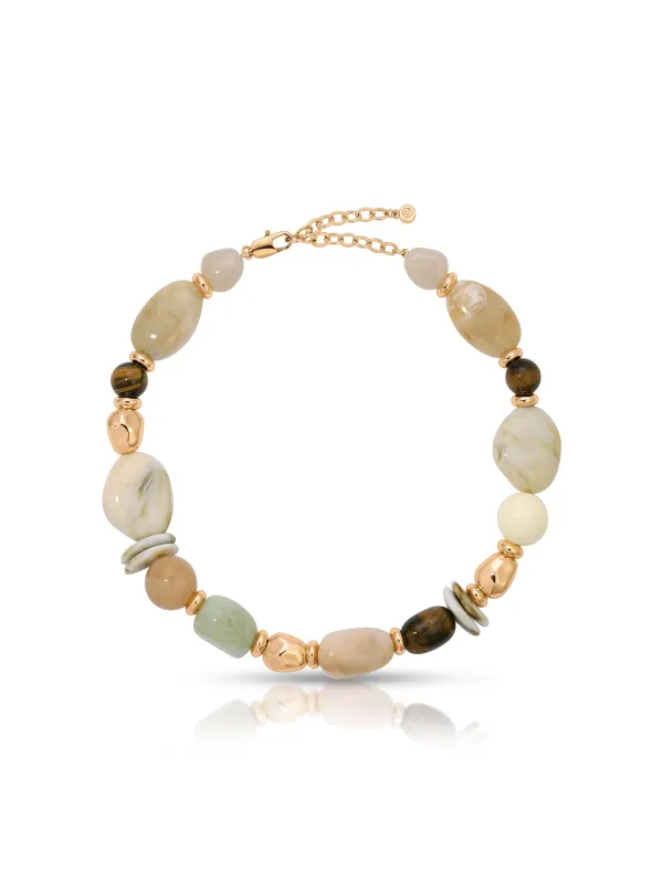 Serene Stone Necklace made by ettika