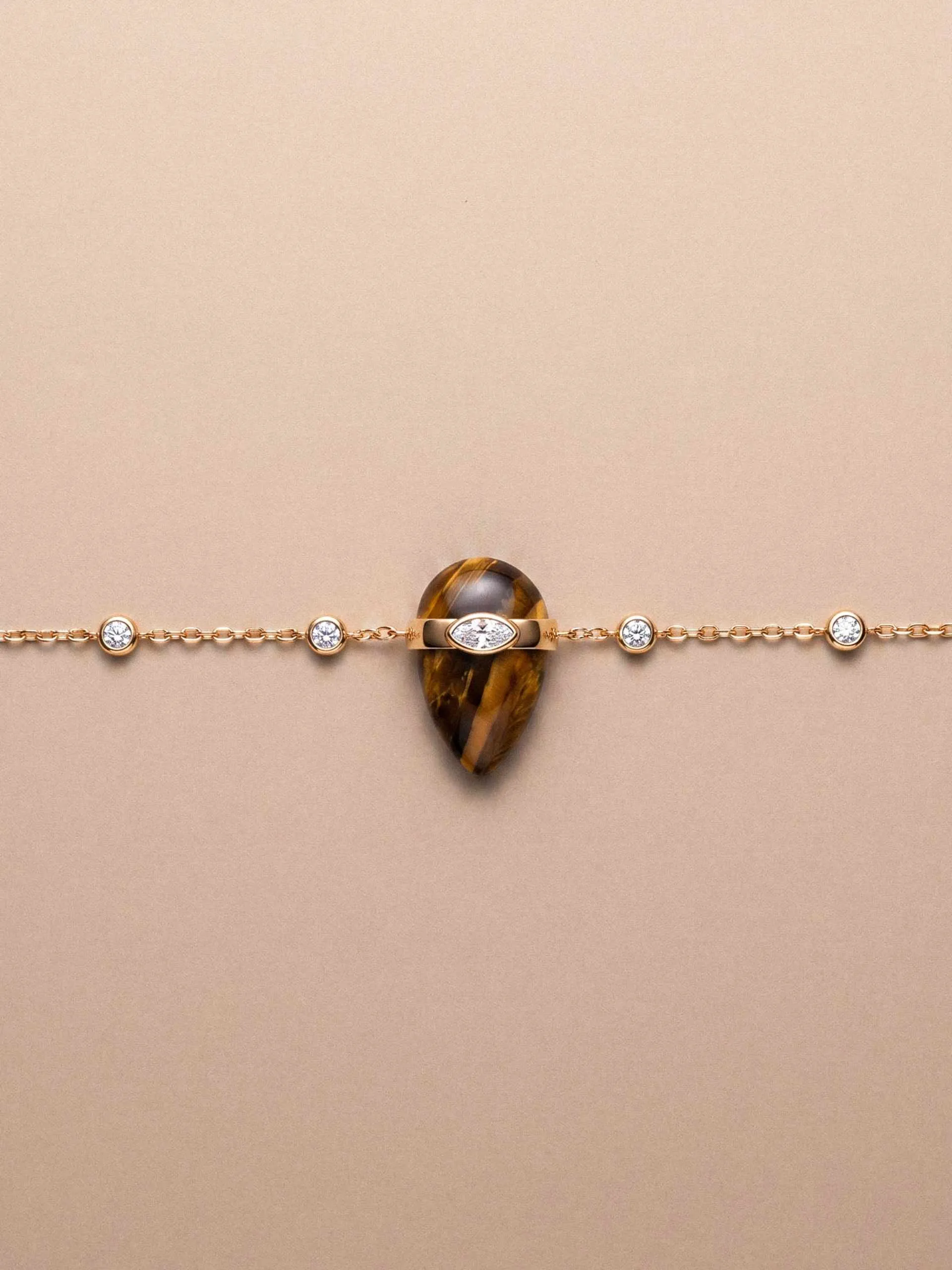 Tiger's Eye Solstice Necklace sold by ettika product image thumbnail 5