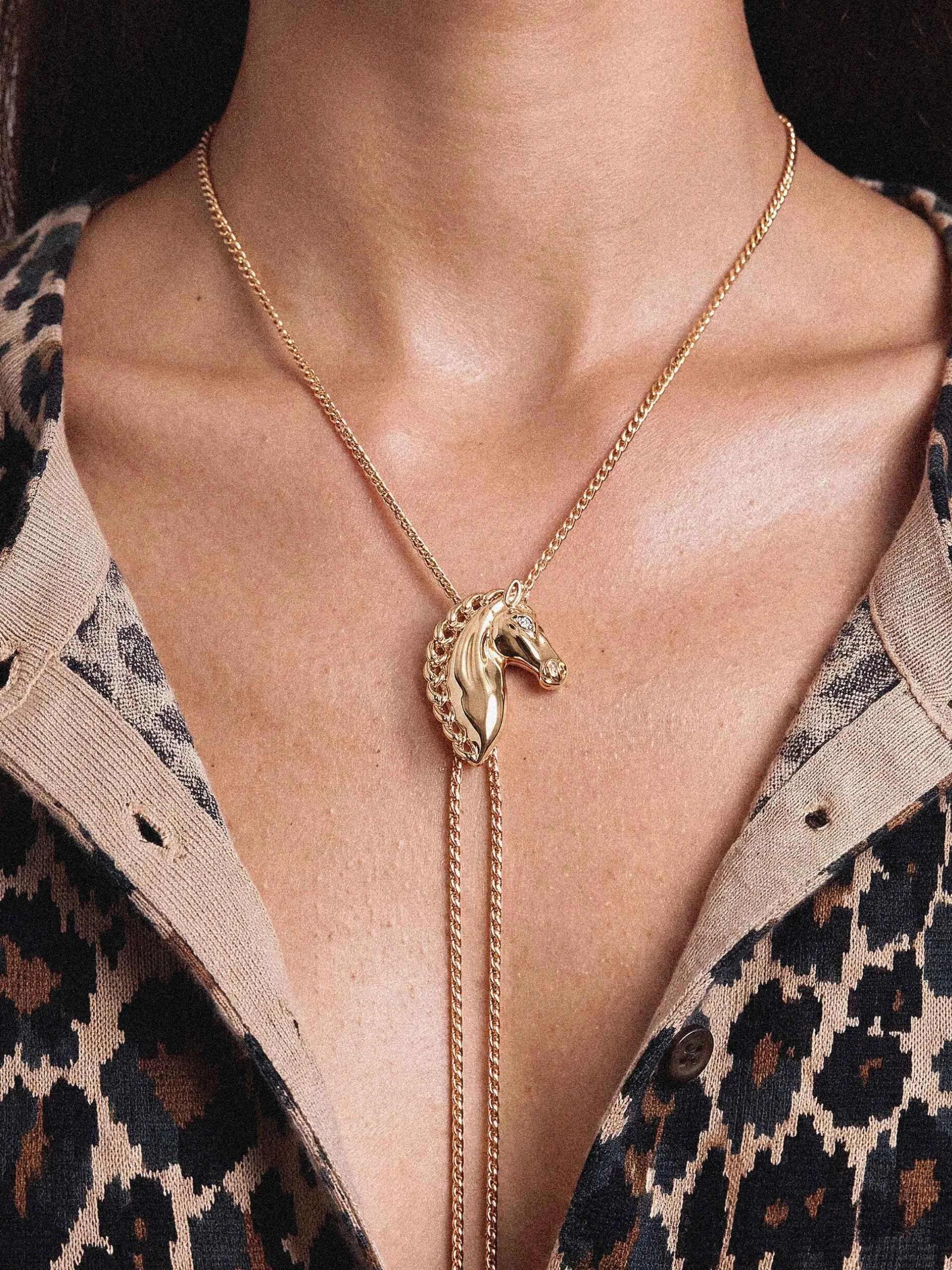 Stallion Bolo Necklace sold by ettika product image thumbnail 2