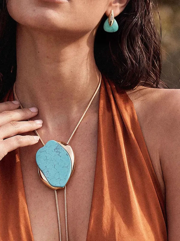 Turquoise Statement Set made by ettika