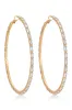 Crystal All Around Hoop Earrings sold by ettika