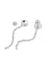 Polished Pebble Linear Chain Earrings sold by ettika