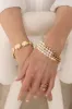 Freshwater Pearl Polished Pebble Bracelet sold by ettika
