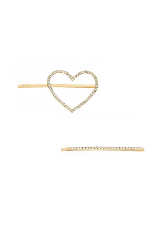 Forever Crystals Hair Pin Set of 2 sold by ettika