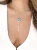 Turquoise Butterfly Lariat sold by ettika