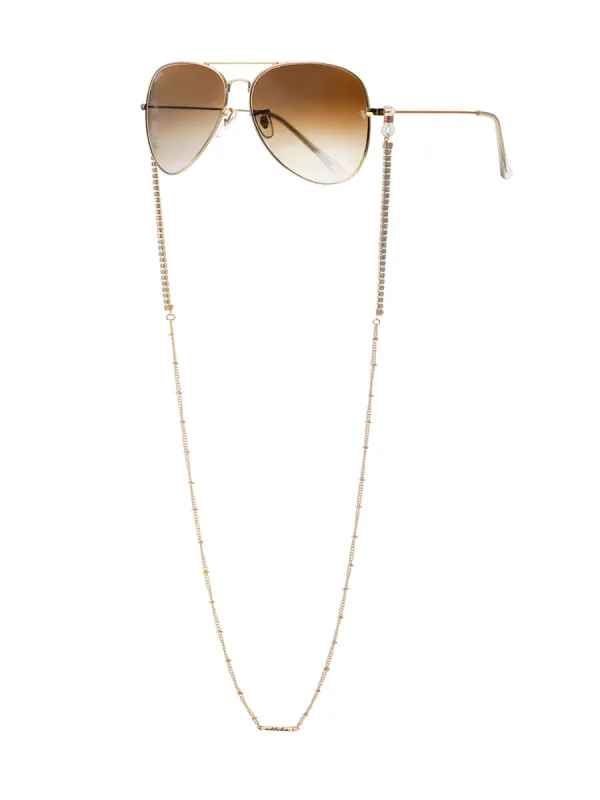 Crystal Shores Eyeglass Chain sold by ettika